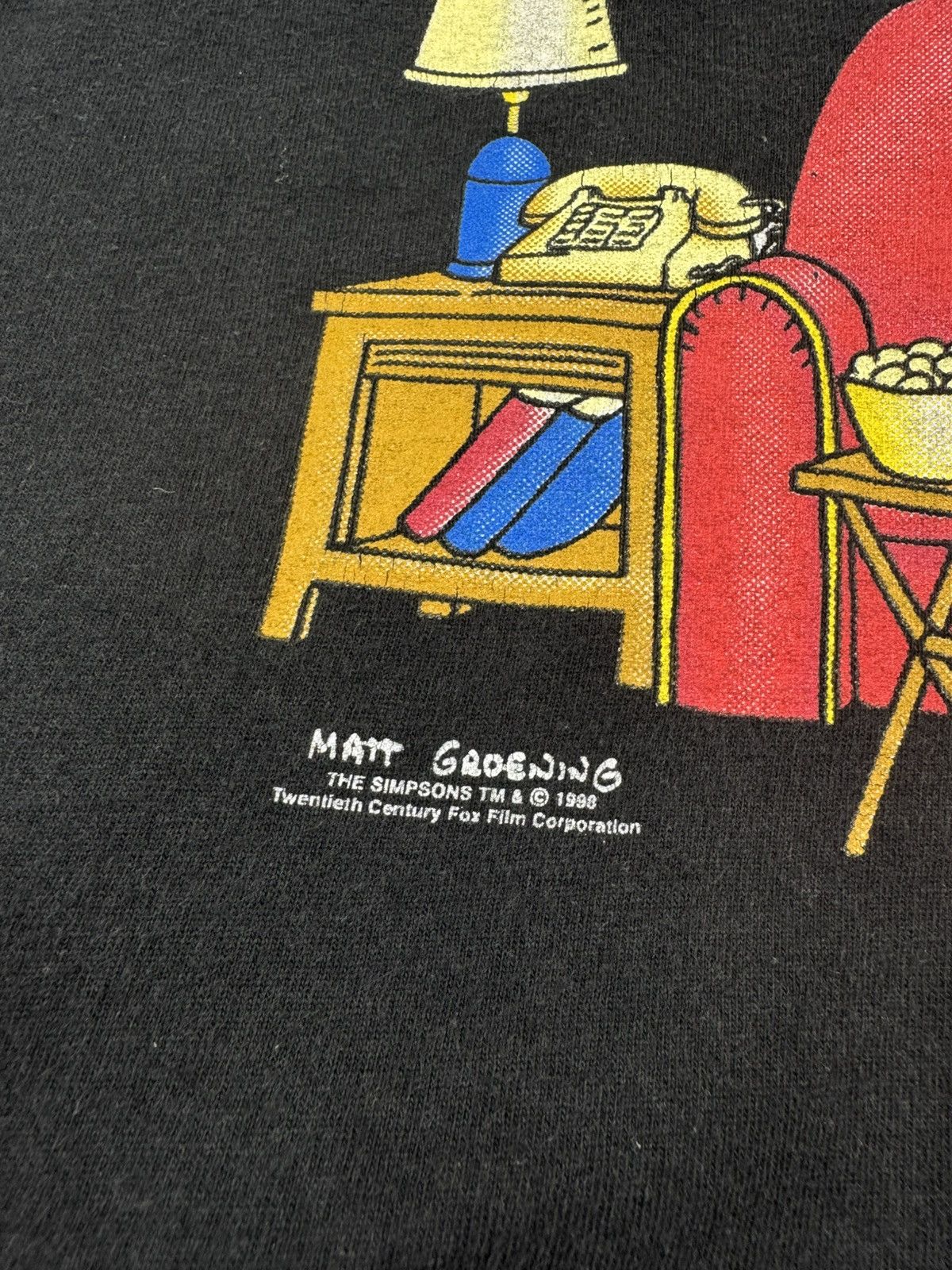 The Simpsons The Simpson Matt Groening Vintage Movie Cartoon 1998 Merch Men’s XLT Shirt Tee Size US XL / EU 56 / 4 - 10 Thumbnail