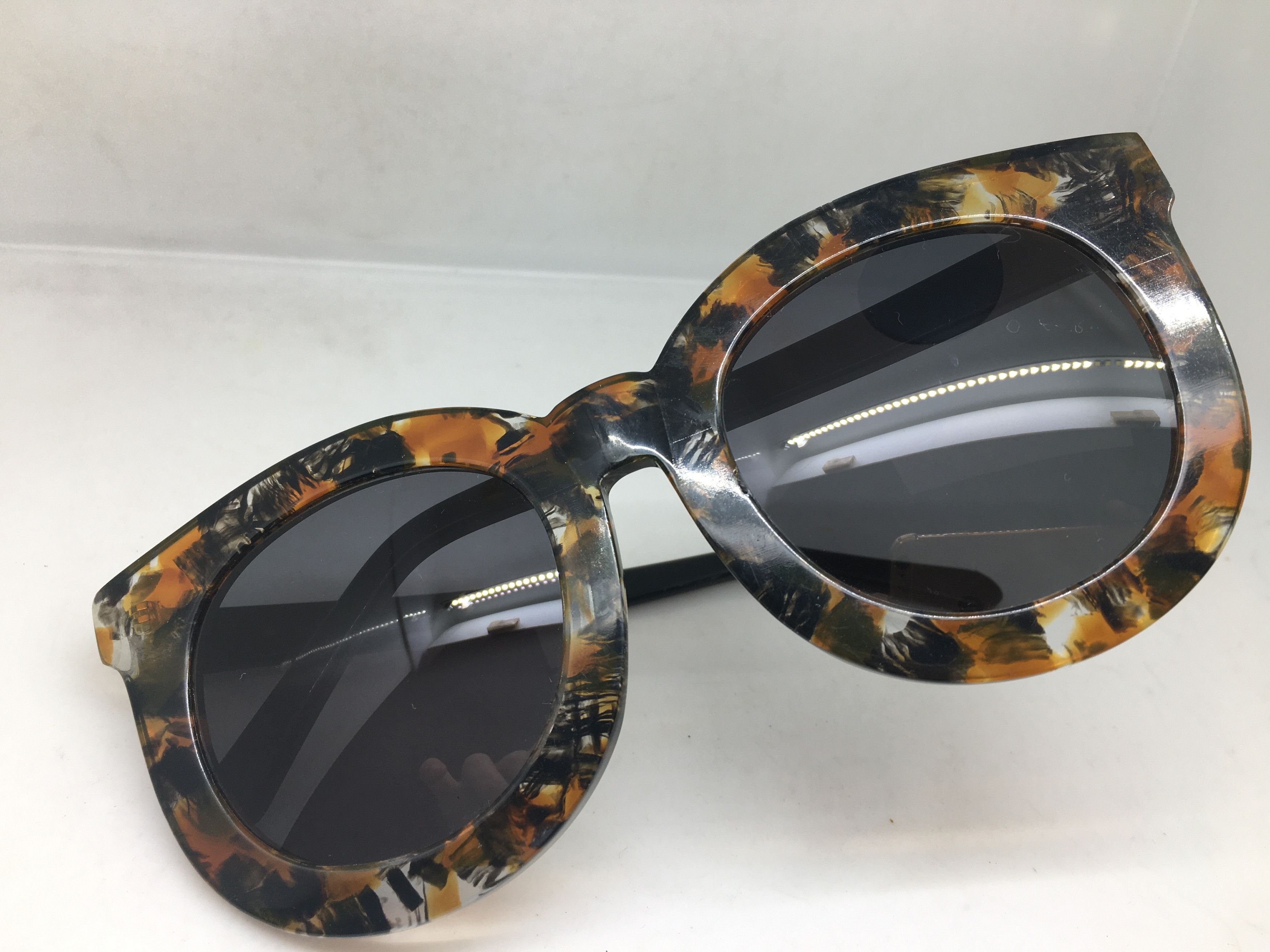 Vintage Vinatge Oversize Handmade Acetate Sunglasses Diva Girls Size ONE SIZE - 5 Thumbnail