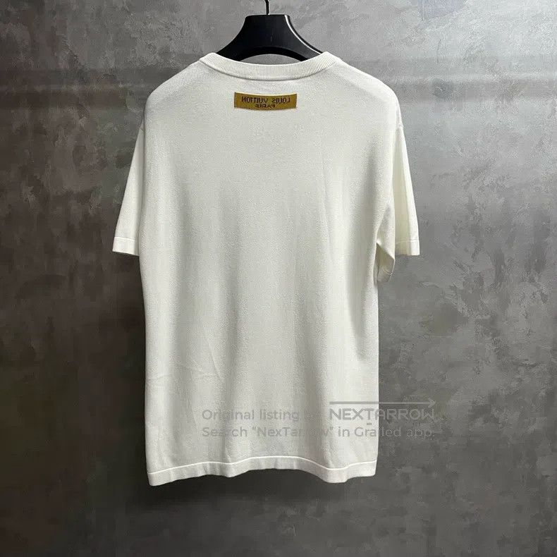 Louis Vuitton Louis Vuitton White cartoon intarsia crew neck short sleev Size US S / EU 44-46 / 1 - 5 Thumbnail