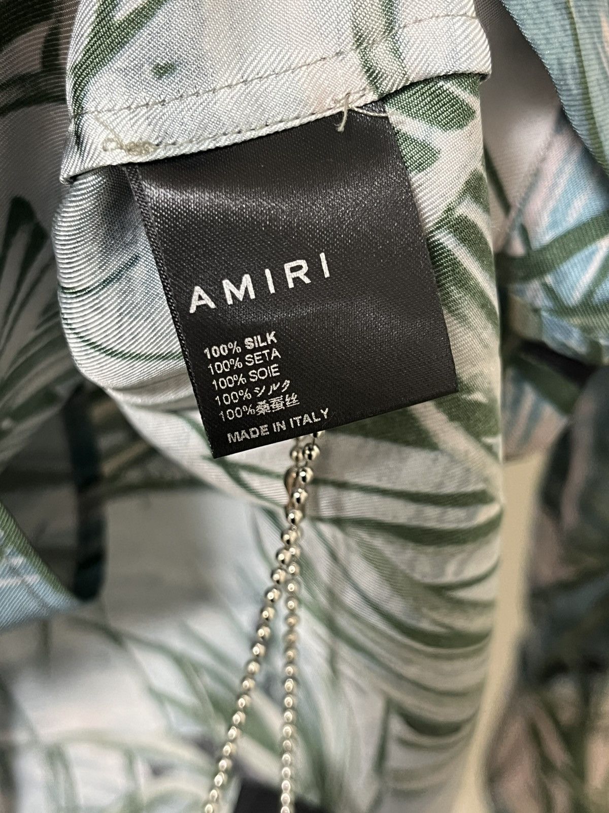 Amiri Amiri Aloha Floral Silk Bowling Shirt Sz Small Size US S / EU 44-46 / 1 - 8 Thumbnail