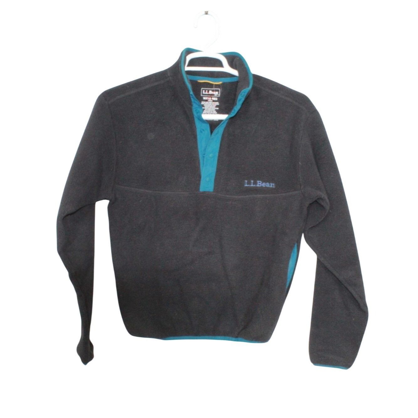 L.L. Bean LL Bean Women’s Classic Black Fleece Pullover Sweater Size XXS / US 00 / IT 34 - 1 Thumbnail
