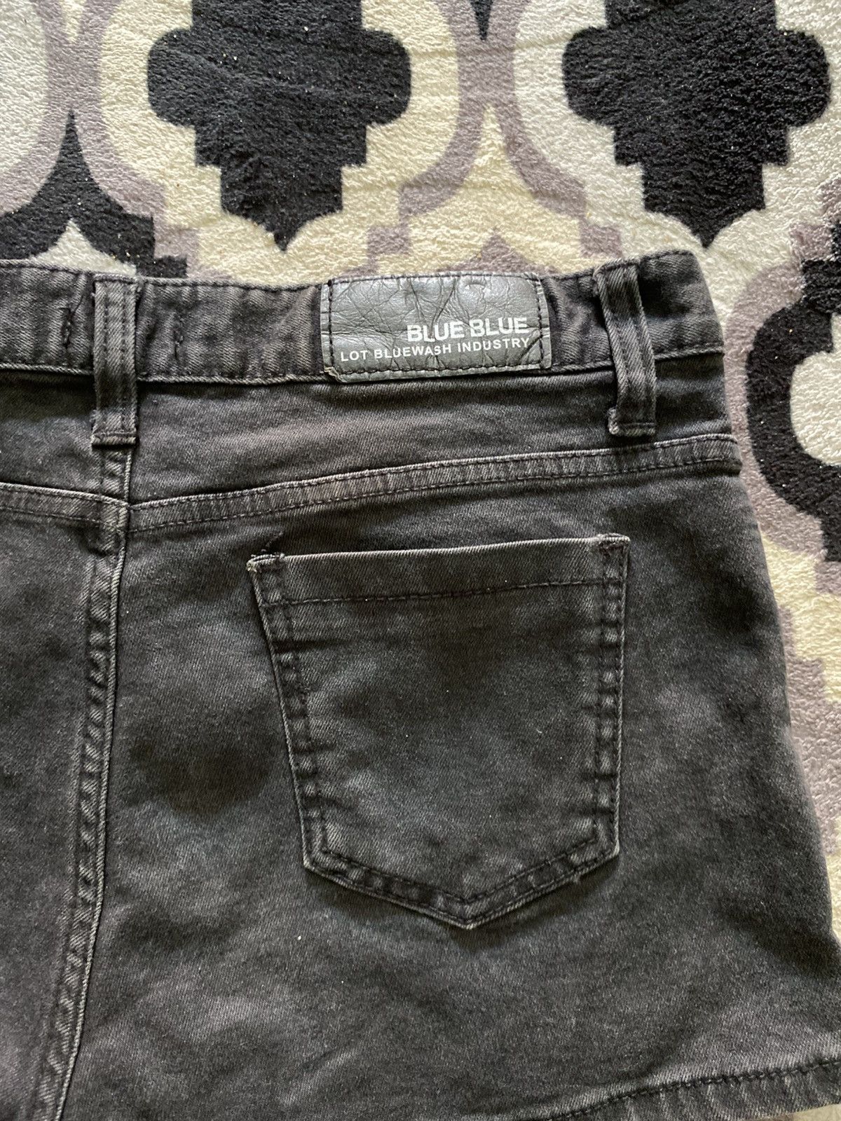 Blue Blue Japan × Japanese Brand 2000s blue/blue punk short jeans Size 30" / US 8 / IT 44 - 5 Thumbnail