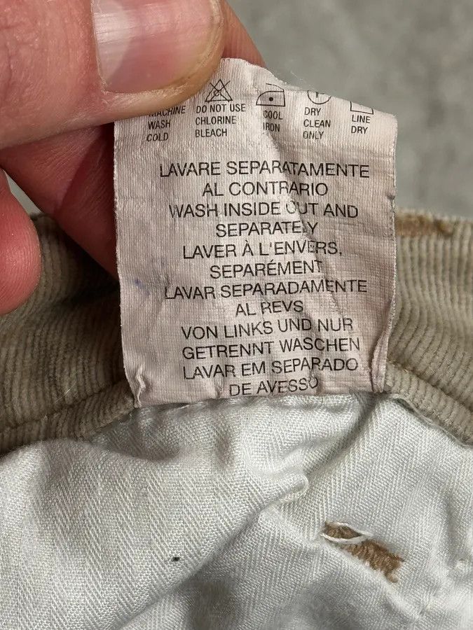 Jean Paul Gaultier 2000s Jean Paul Gaultier Beige Multi Pockets Cargo Aviator Velvet Pants Size US 30 / EU 46 - 14 Thumbnail