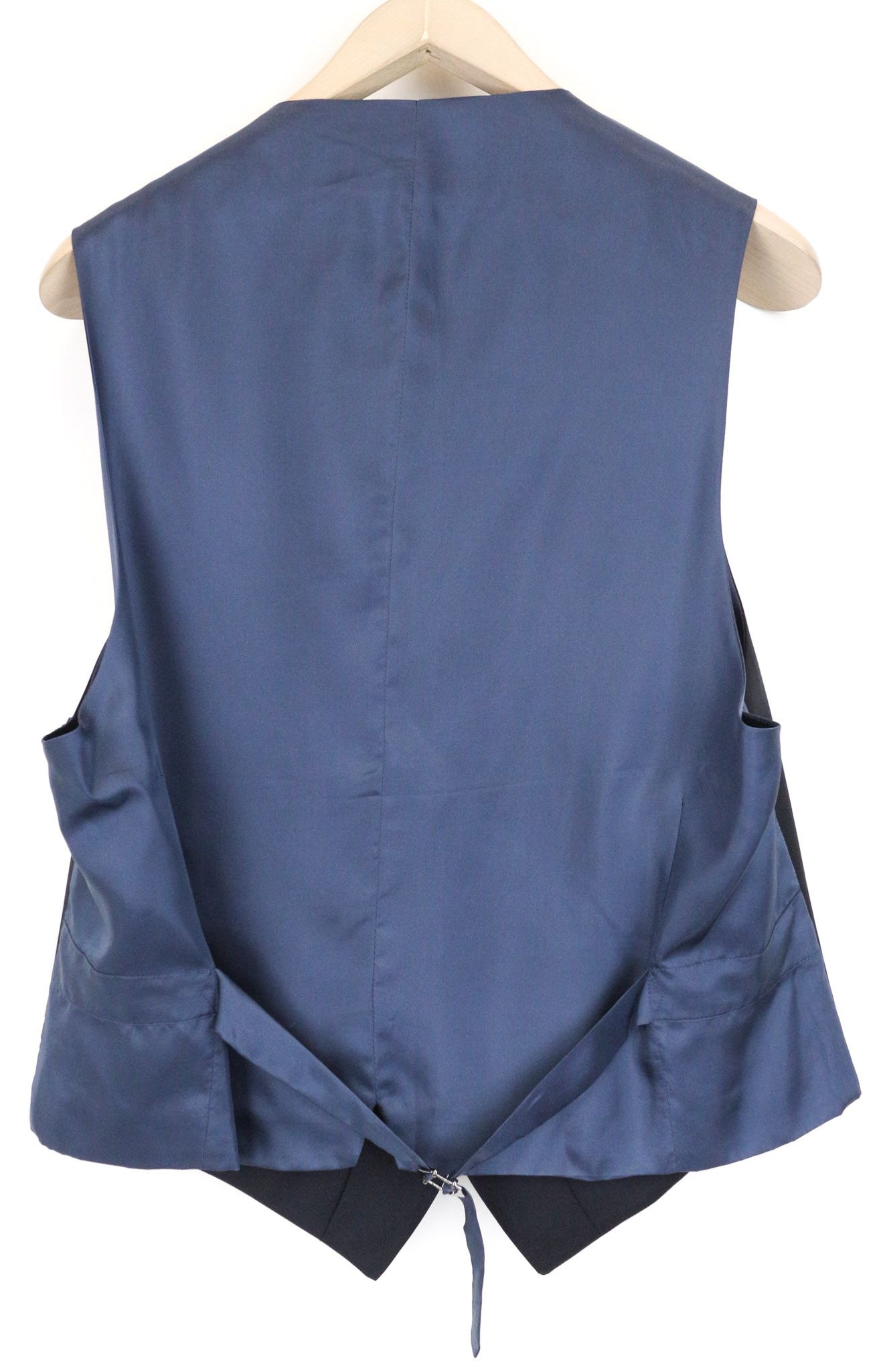 Suitsupply UK44S Navy Blue Wool Single-Breasted Waistcoat 75758 Size 44S - 2 Thumbnail