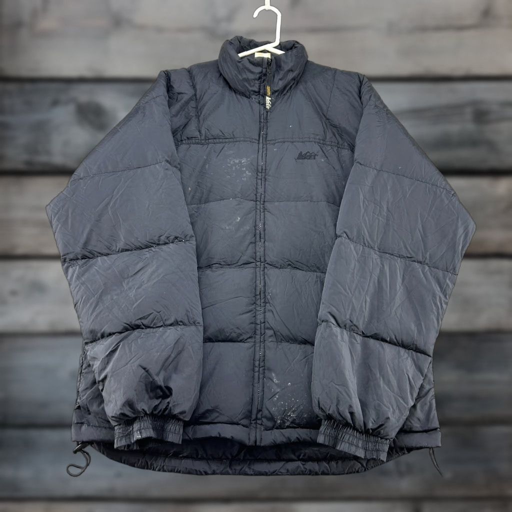 Vintage VINTAGE REI Jacket Mens MT Black Puffer Down Insulated Parka 90s Big & Tall Mens Jacket Size US M / EU 48-50 / 2 - 1 Thumbnail
