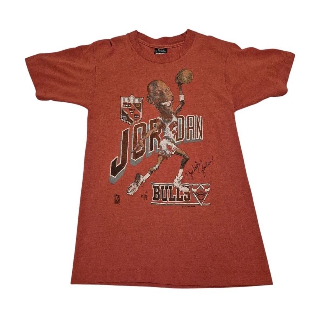 Salem Sportswear Chicago Bulls Michael Jordan 1988 Salem MVP Caricature Tee Size US S / EU 44-46 / 1 - 2 Thumbnail
