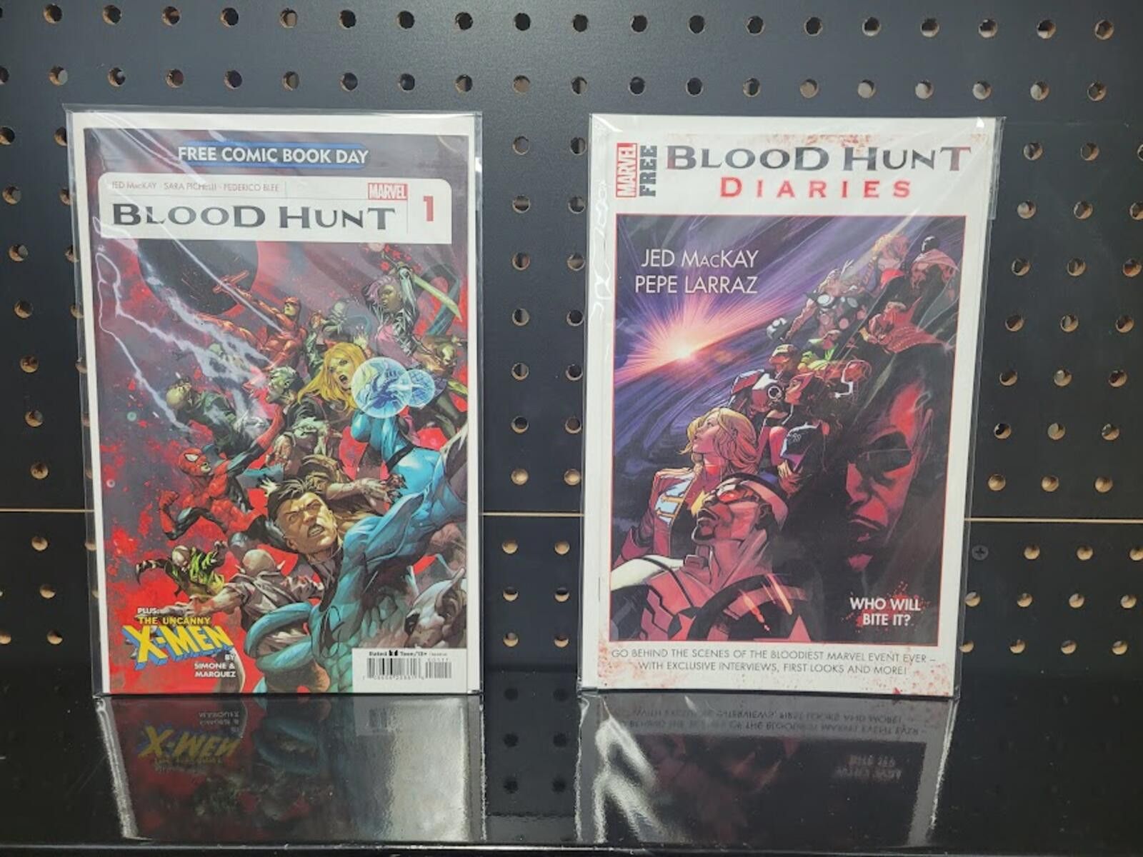 Marvel Comics Marvel Blood Hunt Lot: FCBD X-Men #1 & Diaries Preview NM Size ONE SIZE - 1 Thumbnail