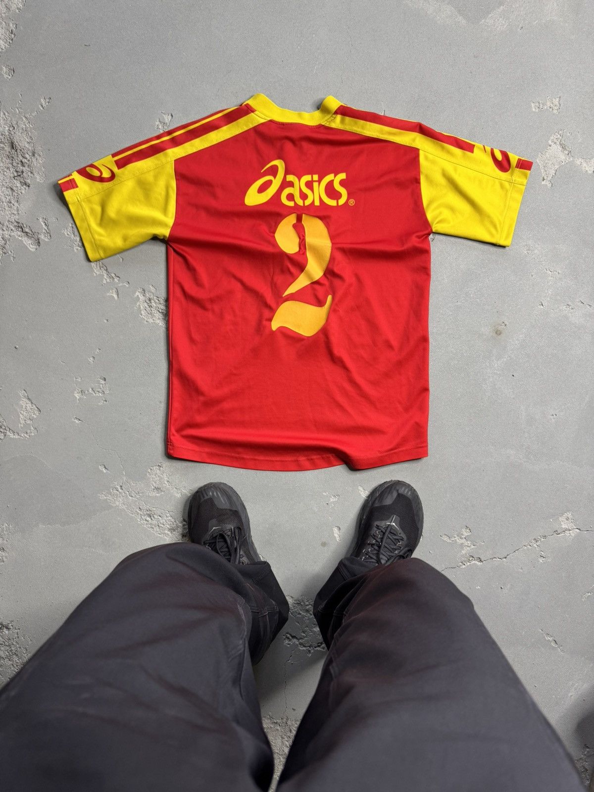 Asics × Vintage ASICS LECCE SERIE A ITALY HOME JERSEY VTG Size US M / EU 48-50 / 2 - 2 Thumbnail