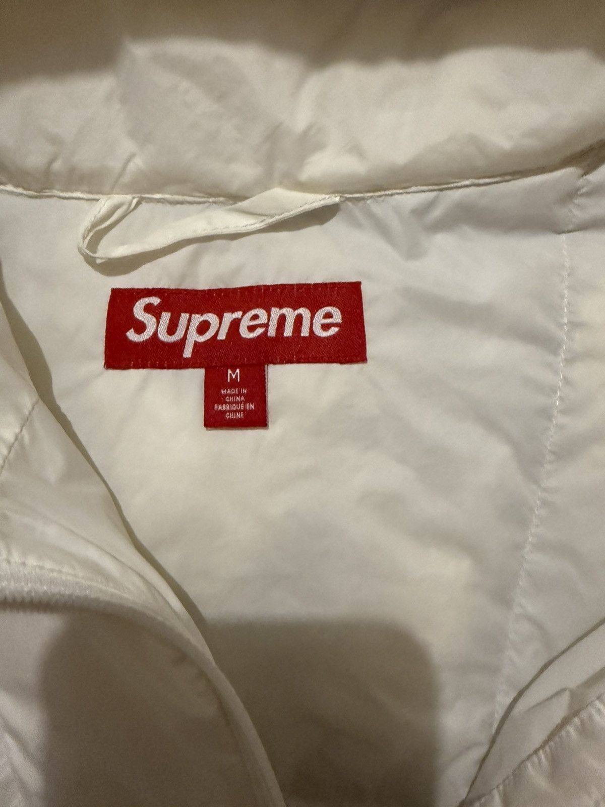 Supreme Supreme Micro Down Half Zip Hooded Pullover 'White' Size US M / EU 48-50 / 2 - 2 Thumbnail