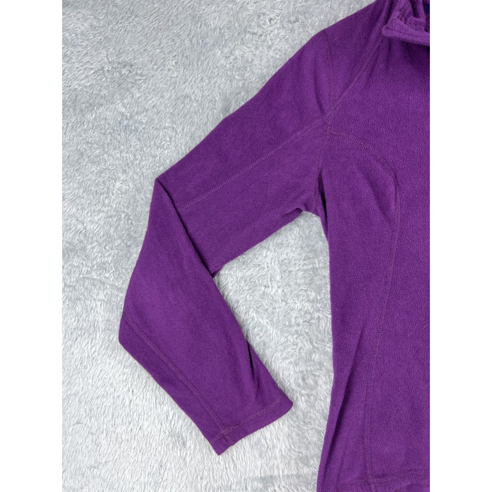 The North Face The North Face Womens Small Purple Pullover Sweatshirt Polyester Fleece Sweater Hoodie Size S / US 4 / IT 40 - 3 Thumbnail
