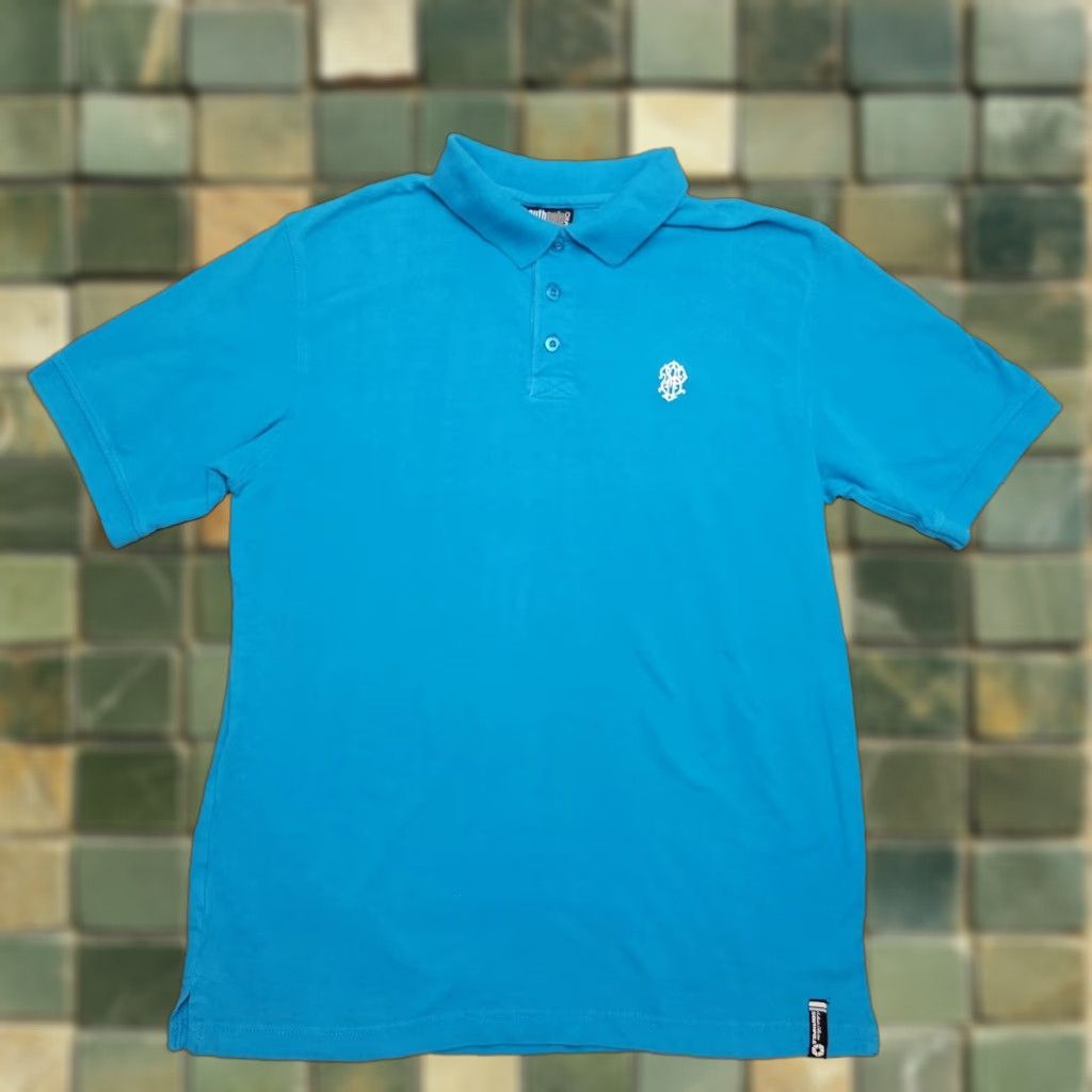 Southpole VINTAGE Southpole Shirt Mens L Blue 100% Cotton Polo Casual Embroidered Crest 90s/Y2K Mens Size US L / EU 52-54 / 3 - 1 Thumbnail