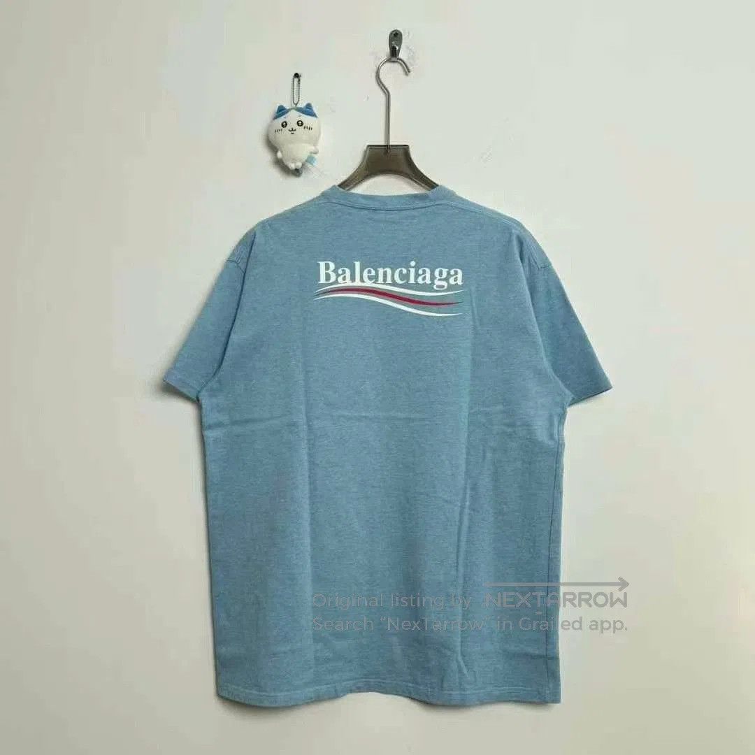 Balenciaga balenciaga blue short sleeve t. Size US M / EU 48-50 / 2 - 3 Thumbnail