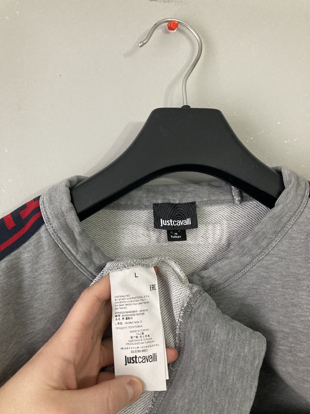 Roberto Cavalli Just roberto cavalli crewneck sweatshirt L y2k luxury Size US L / EU 52-54 / 3 - 8 Thumbnail