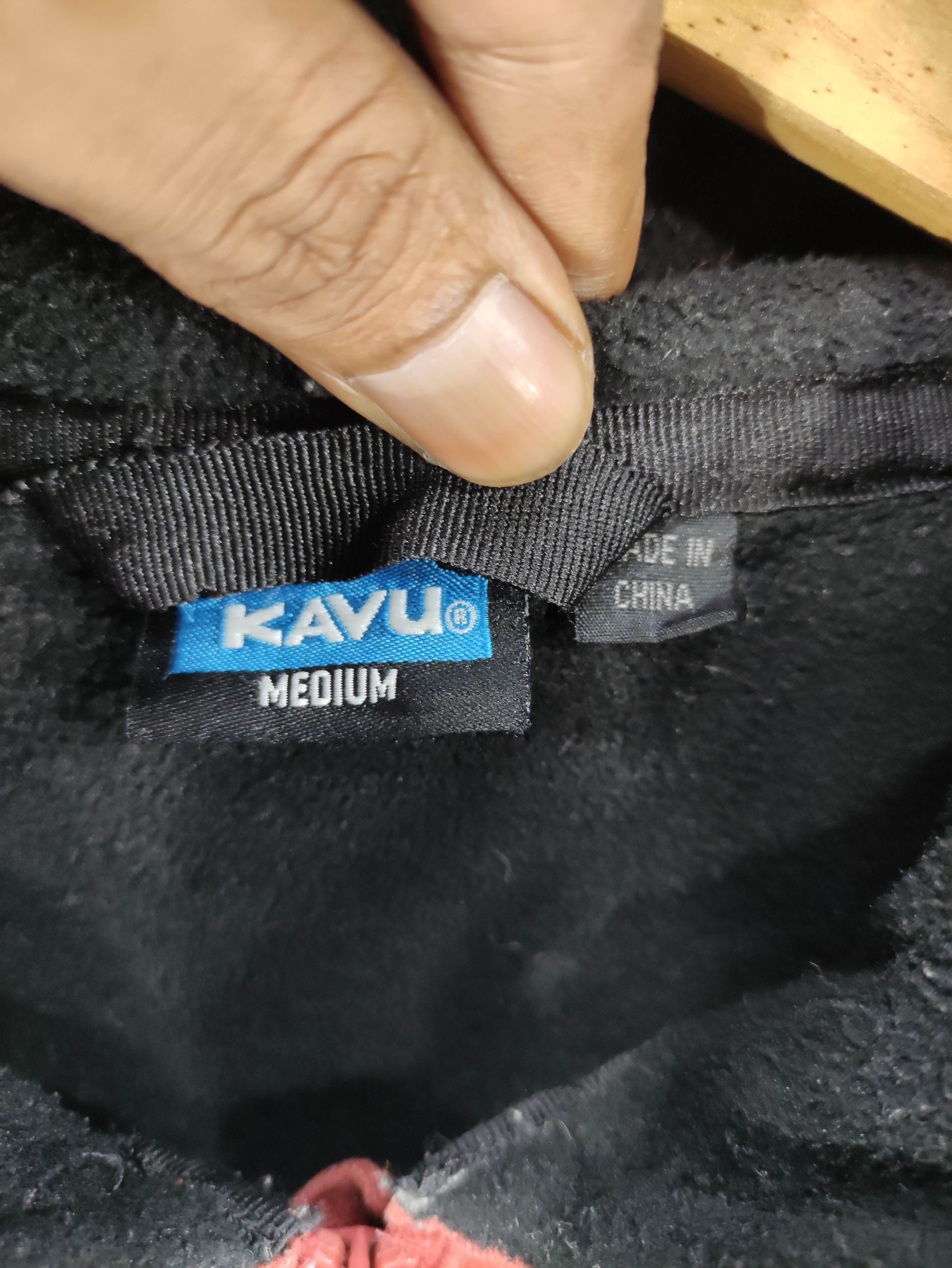 KAVU Vintage Kavu Sherpa Vest Hoodie Zipper Size US S / EU 44-46 / 1 - 5 Thumbnail