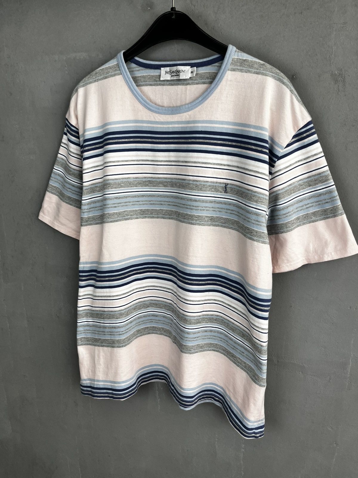 Yves Saint Laurent Yves Saint Laurent Vintage Stripped Small Logo size xxl Size US XXL / EU 58 / 5 - 2 Thumbnail