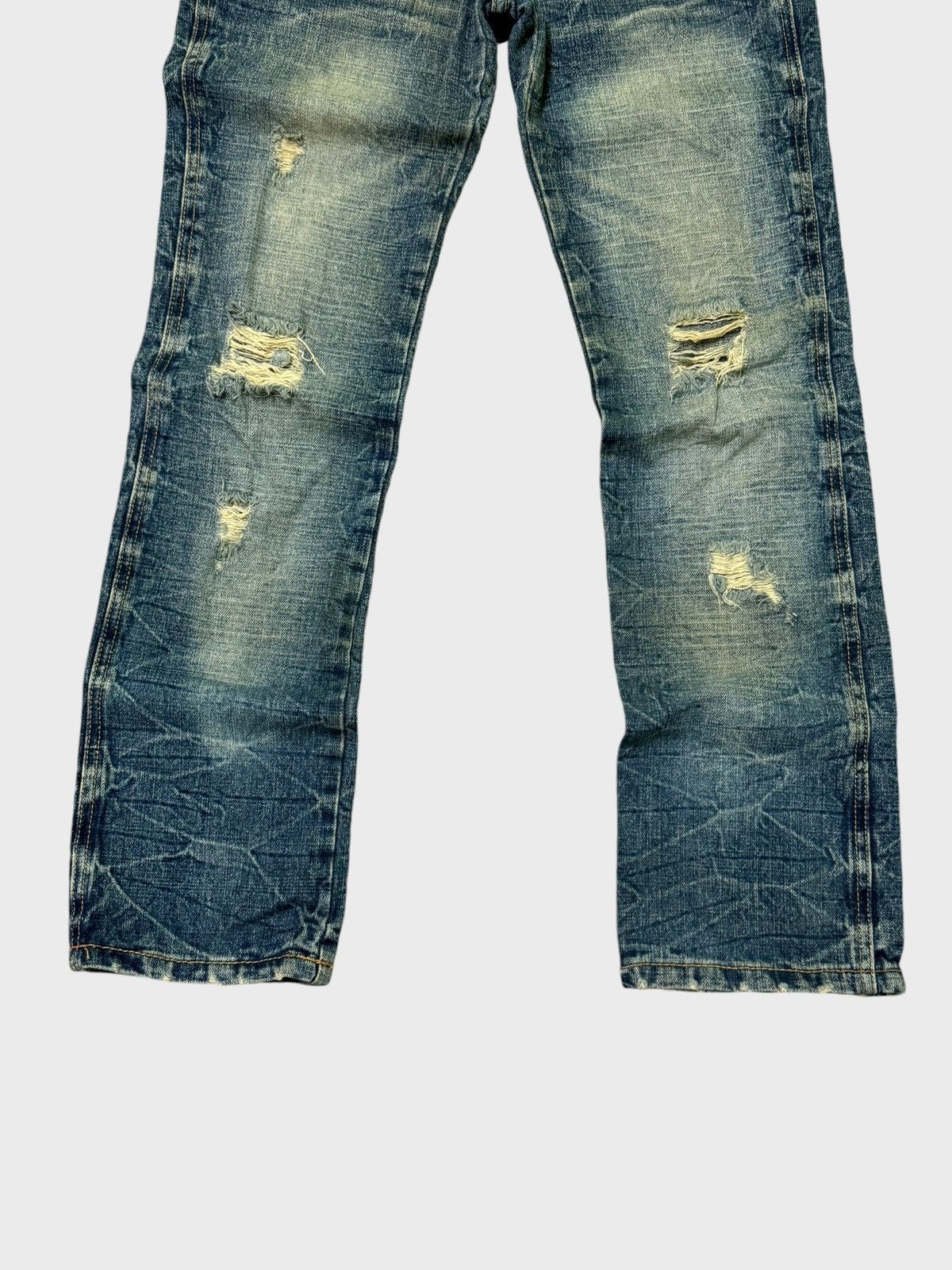 Hysteric Glamour Distressed Anap Low Raise Claw Mark Junya Watanabe Denim Size US 28 / EU 44 - 6 Thumbnail