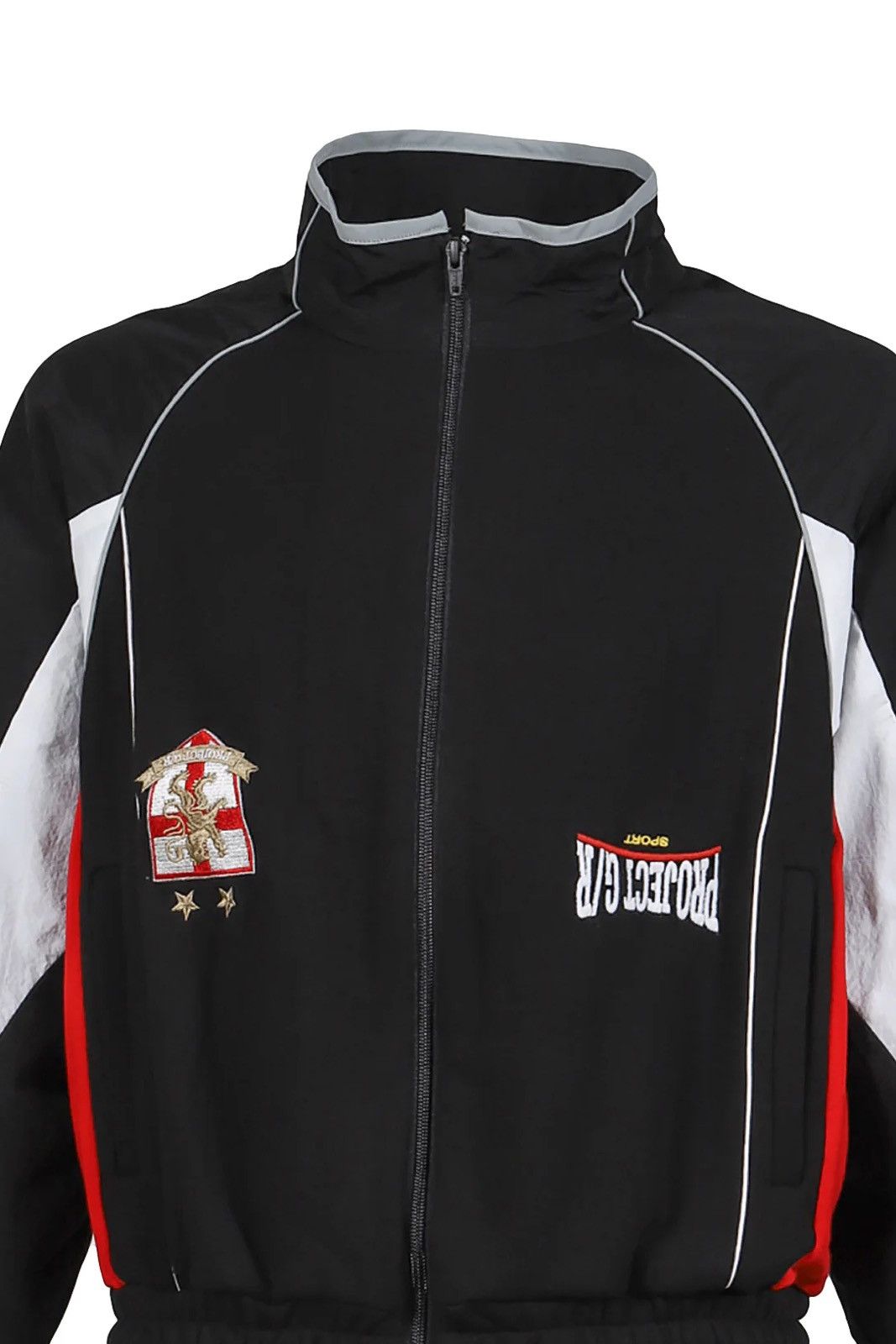 PROJECT G/R RECONSTRUCTED HYBRID TRACK JACKET / Black size 2 Size US M / EU 48-50 / 2 - 3 Thumbnail