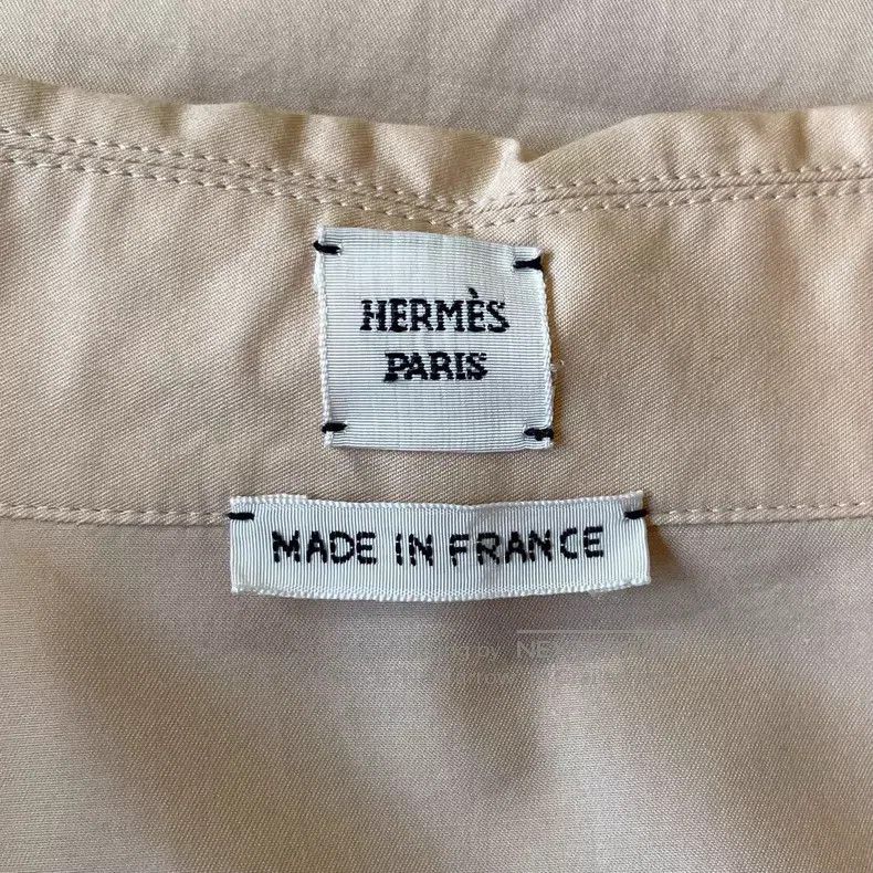 Hermes Hermes Shirt, 100% Cotton, Lightweight and Textured Fabric Size XXS / US 00 / IT 34 - 5 Thumbnail