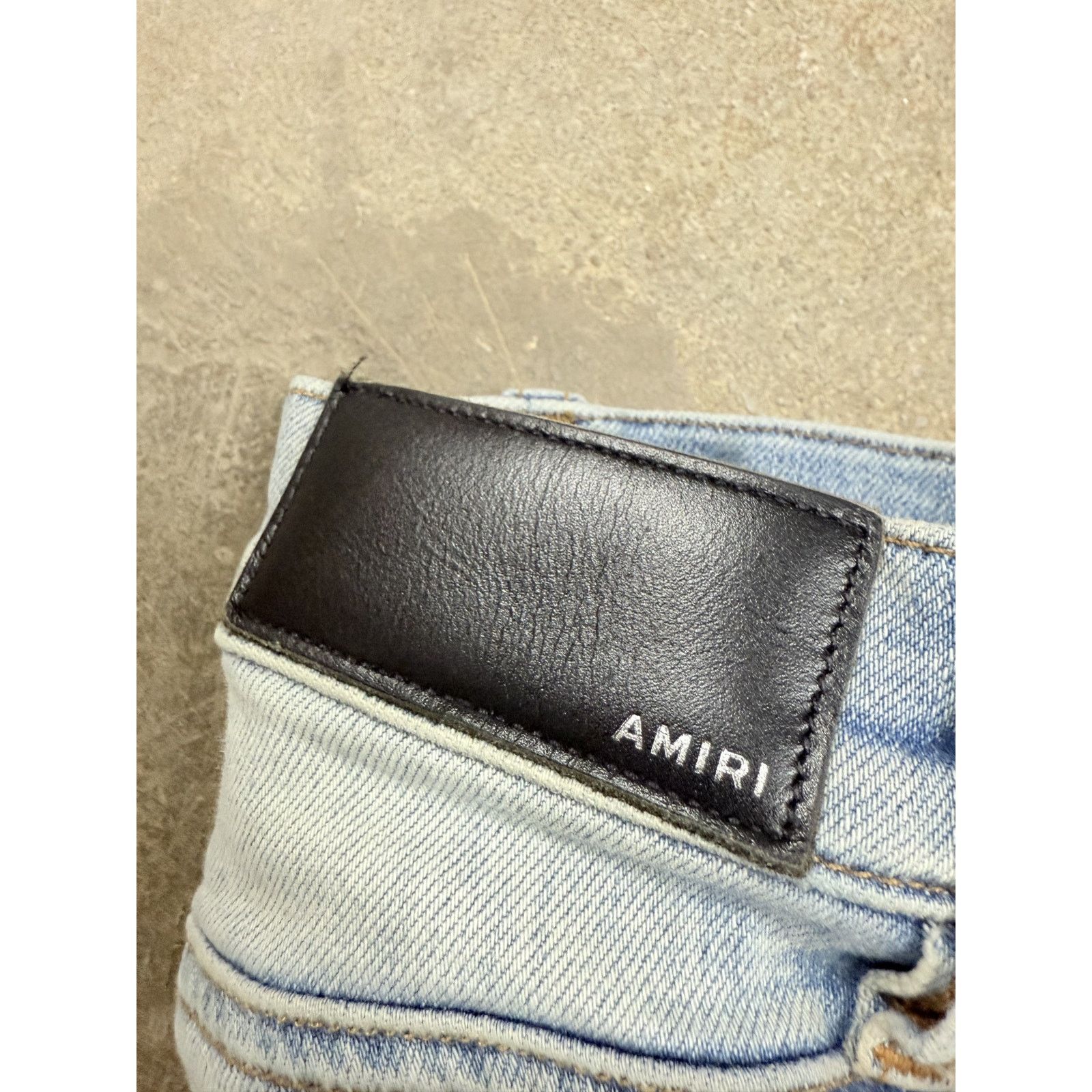 Amiri Amiri Jeans Light Wash Splatter Swarovski Patch Used 26 Size US 26 / EU 42 - 4 Thumbnail