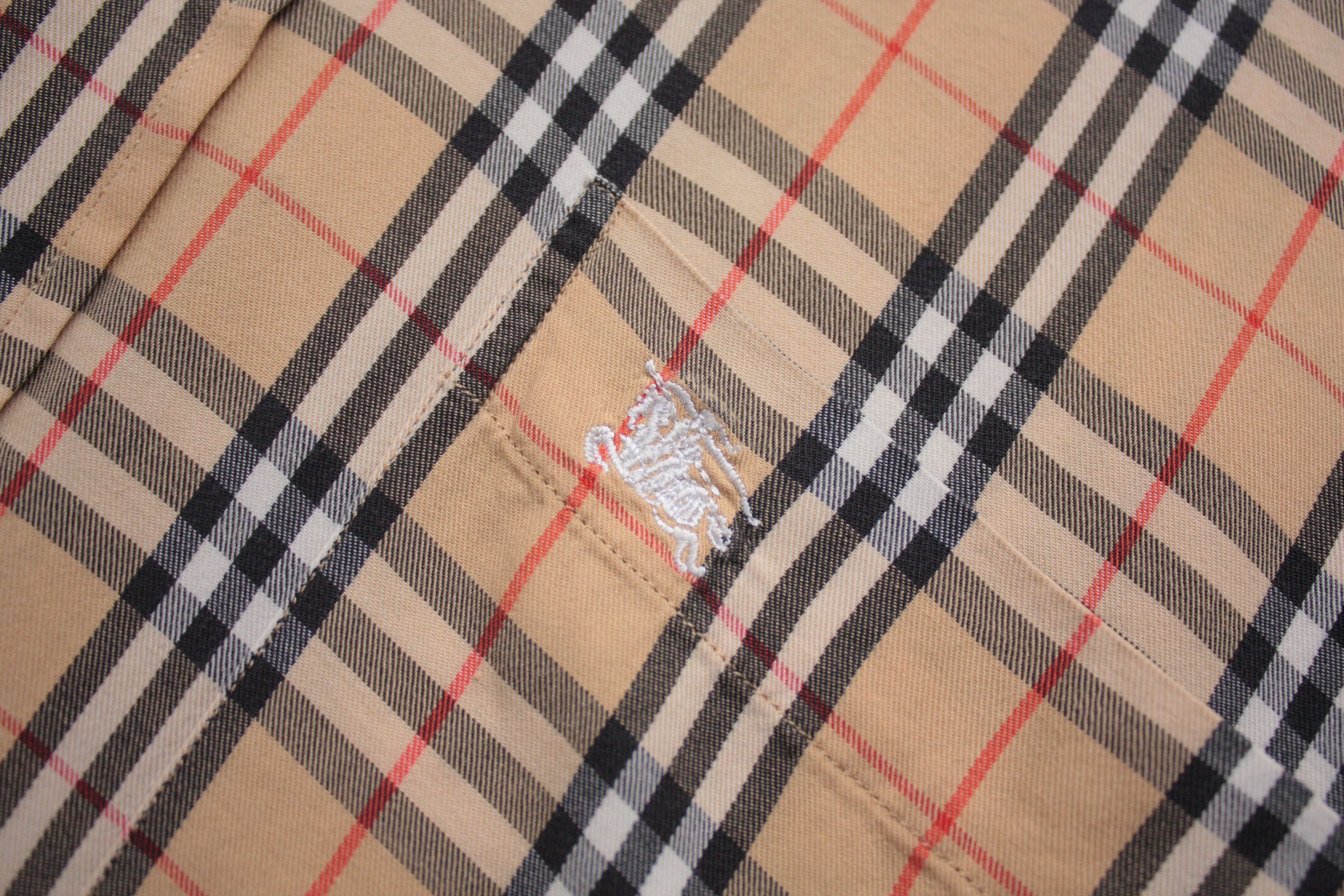 Burberry Burberry Nova Check Beige Longsleeve Shirt Men's S Size US S / EU 44-46 / 1 - 6 Thumbnail