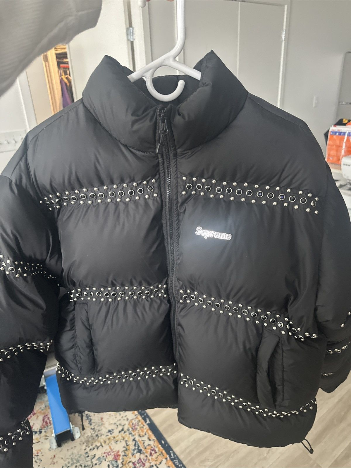 B.B. Simon × Supreme Supreme X B.B Simon Studded Puffer Jacket Size US M / EU 48-50 / 2 - 5 Thumbnail