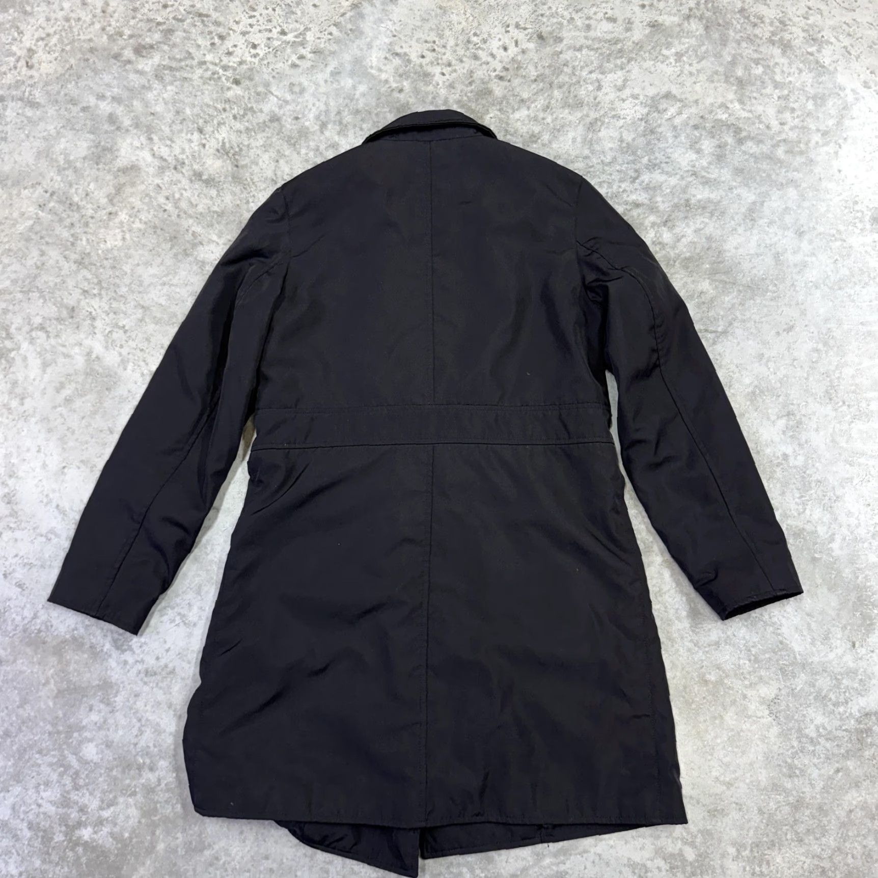 Gap Gap Coat Women S Black Double Breasted Trench Polyester Jacket Size S / US 4 / IT 40 - 6 Thumbnail