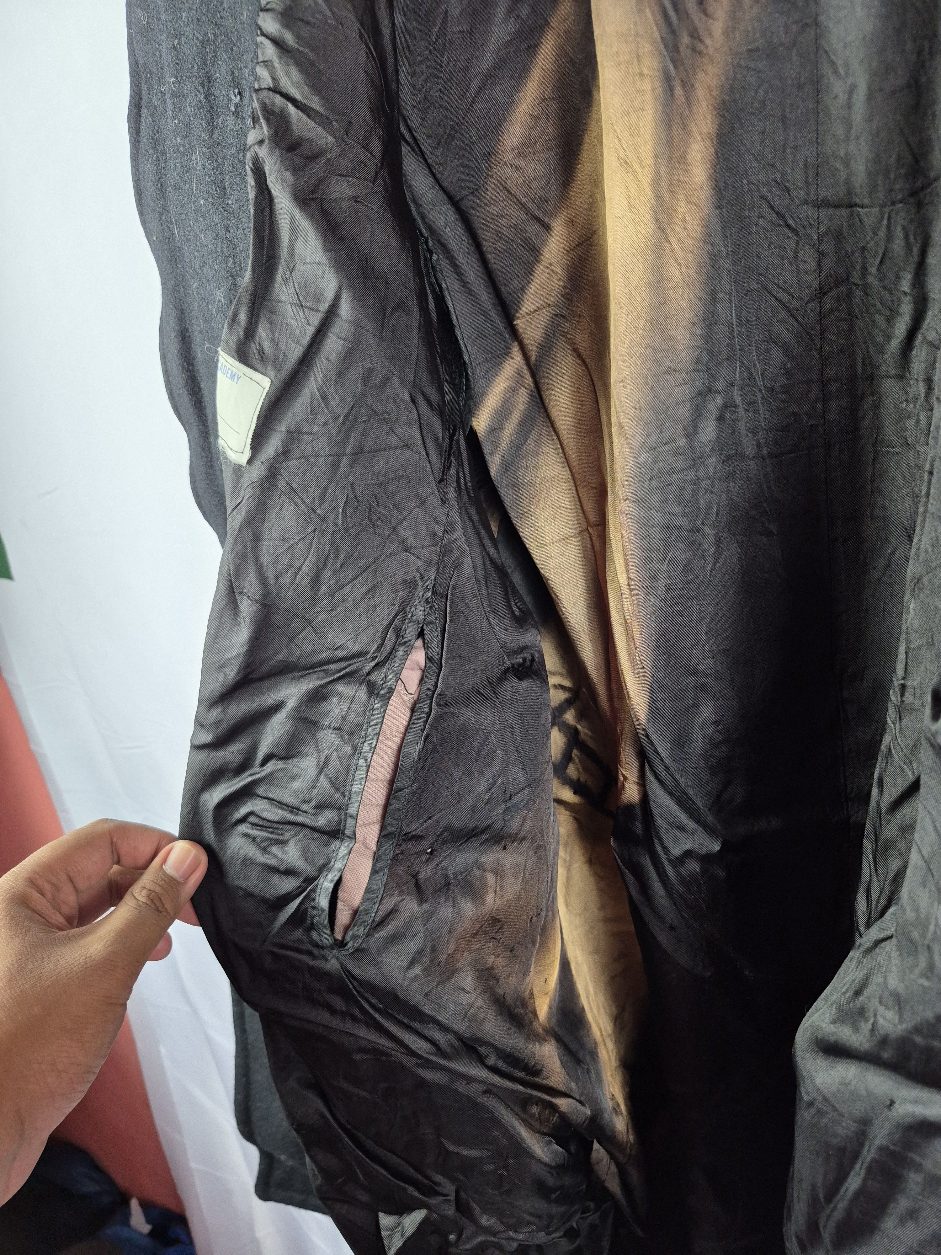 Vintage 🔥 Vintage 70s US Marines Long Coat Wool Jacket Size US L / EU 52-54 / 3 - 13 Thumbnail