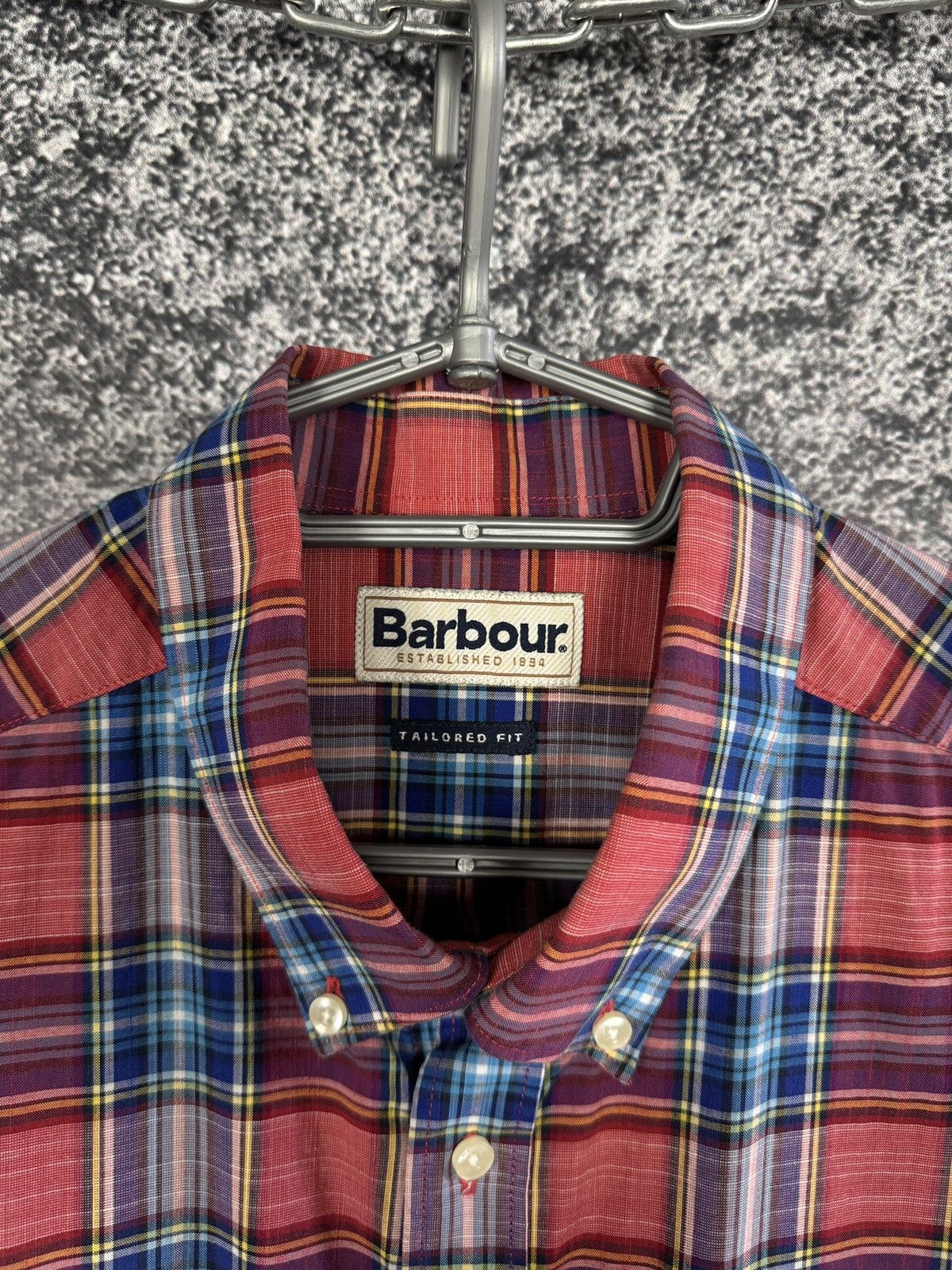 Barbour Barbour Highland Check Tailored Long Sleeve Shirt Button Up Size US L / EU 52-54 / 3 - 7 Thumbnail