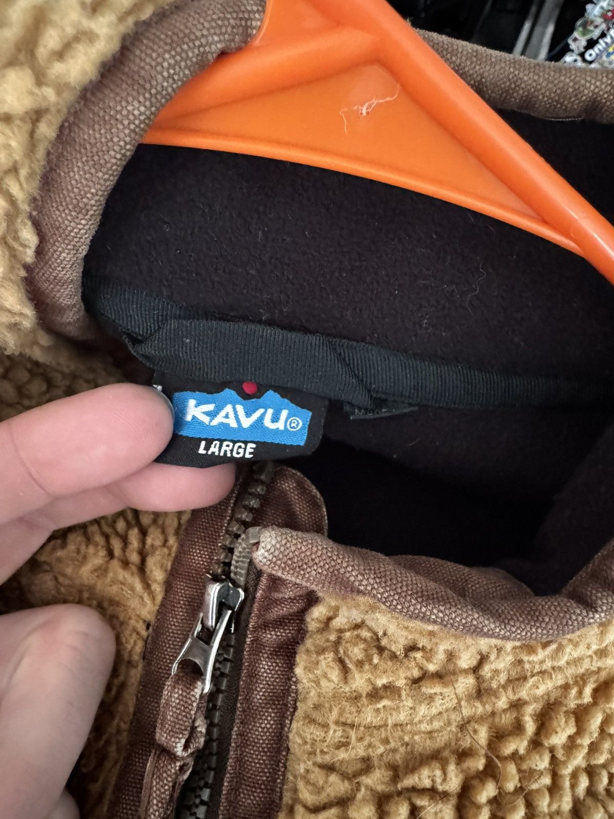 KAVU KAVU Fleece Sherpa Zip Up Coat Size US L / EU 52-54 / 3 - 4 Thumbnail