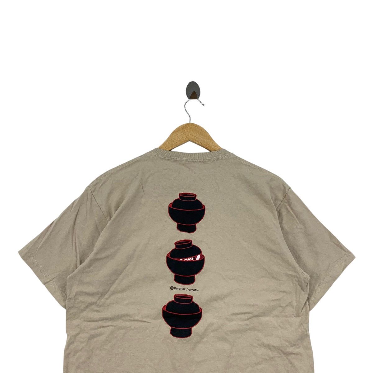Japanese Brand KURUNEKO YAMATO Japanese Brand Logo Print Design Brown Size US XL / EU 56 / 4 - 5 Thumbnail