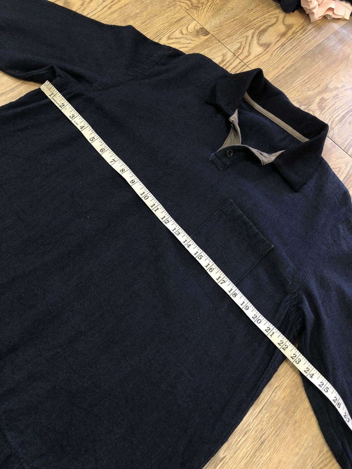 Sacai Sacai blue denim pocket tee Size US L / EU 52-54 / 3 - 9 Thumbnail