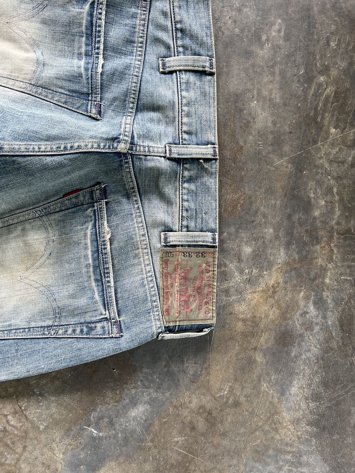 Levi's × Vintage Vintage Distressed Levis Workwear Size US 34 / EU 50 - 18 Thumbnail
