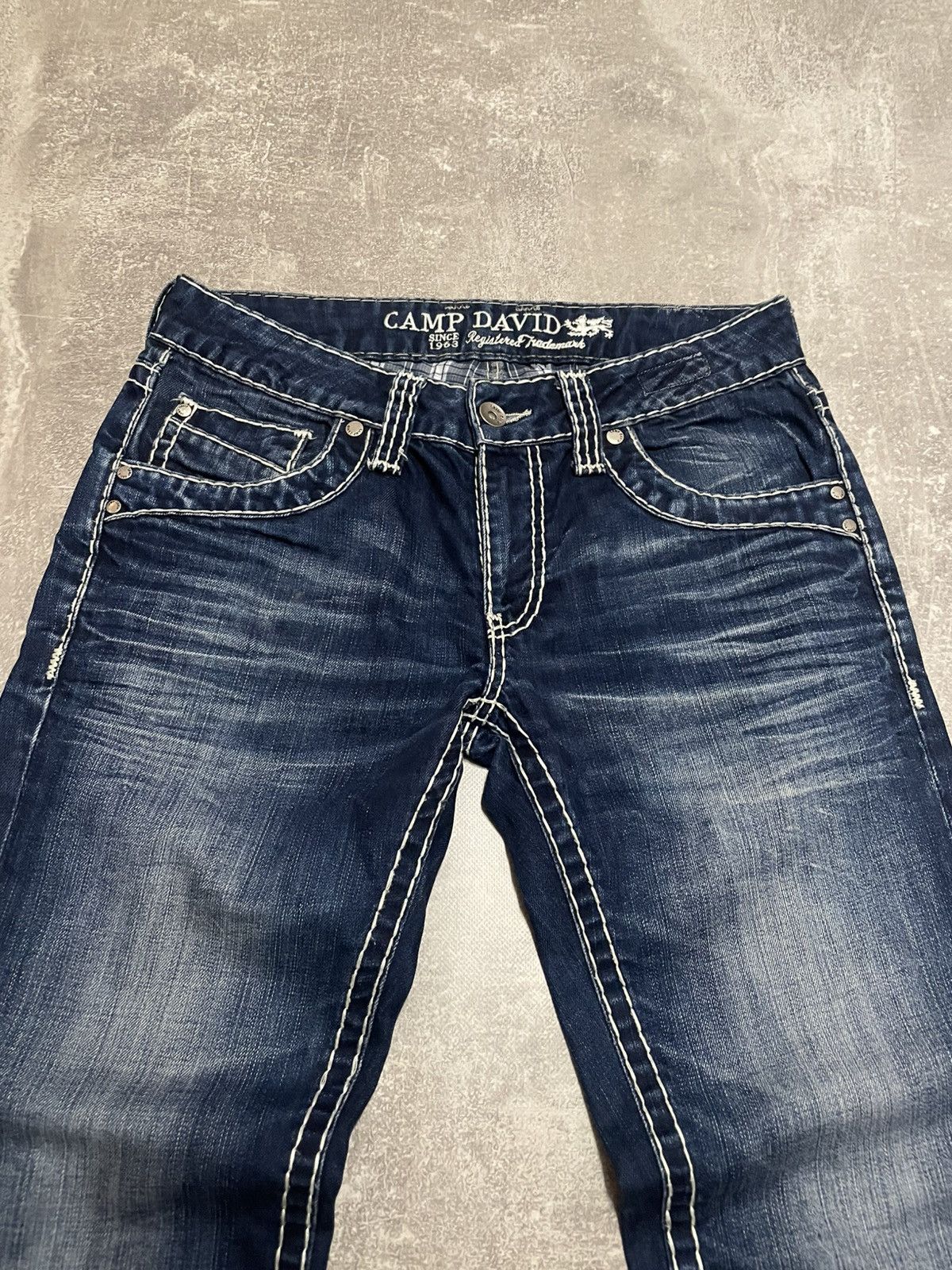 Camp David Vintage Camp David Regular Fit True Religion Style Jeans Y2K Size US 31 - 2 Thumbnail