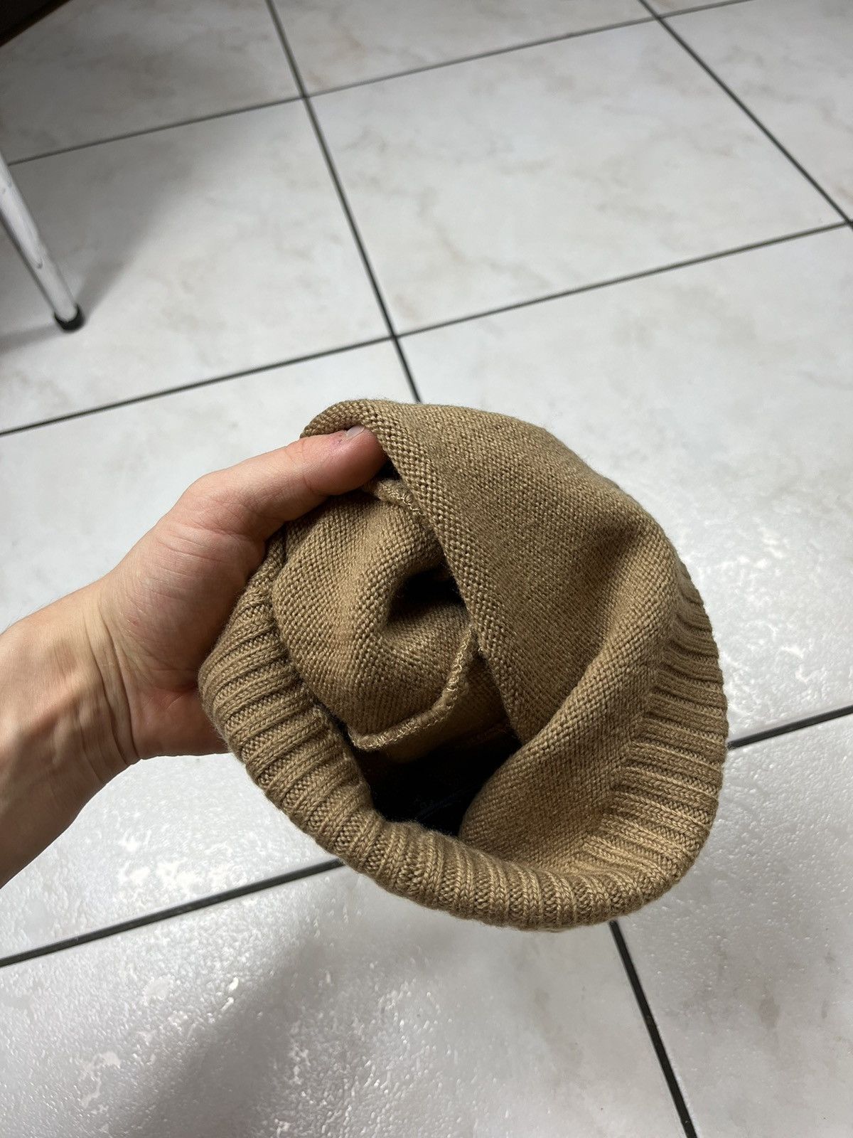 Polo Ralph Lauren × Ralph Lauren × Vintage Vintage 90s Polo Ralph Lauren wool knitted beanie hat logo Size ONE SIZE - 14 Thumbnail