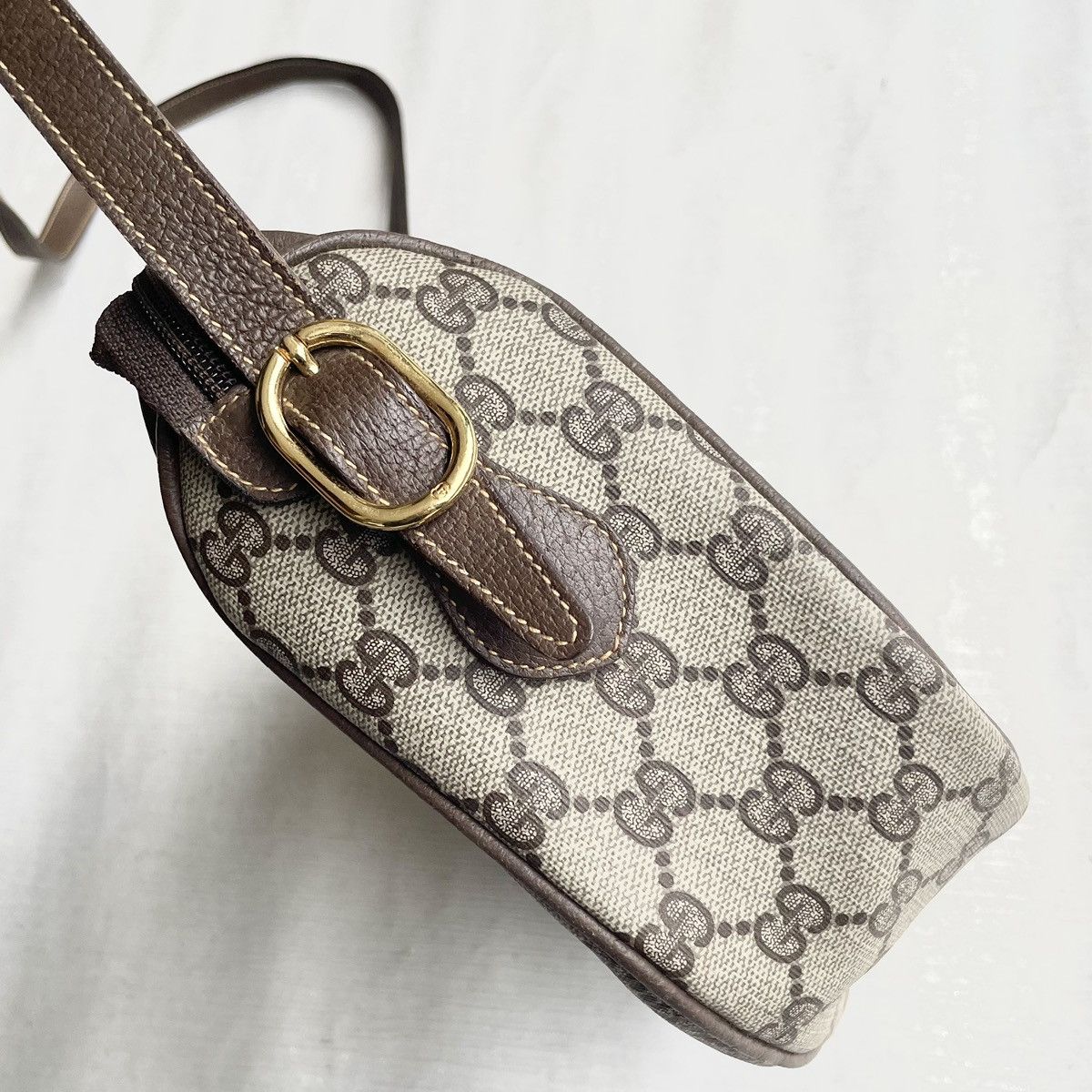 Gucci × Vintage 🔥 Vintage Gucci Sherry Line GG Shoulder Bag Size ONE SIZE - 10 Thumbnail