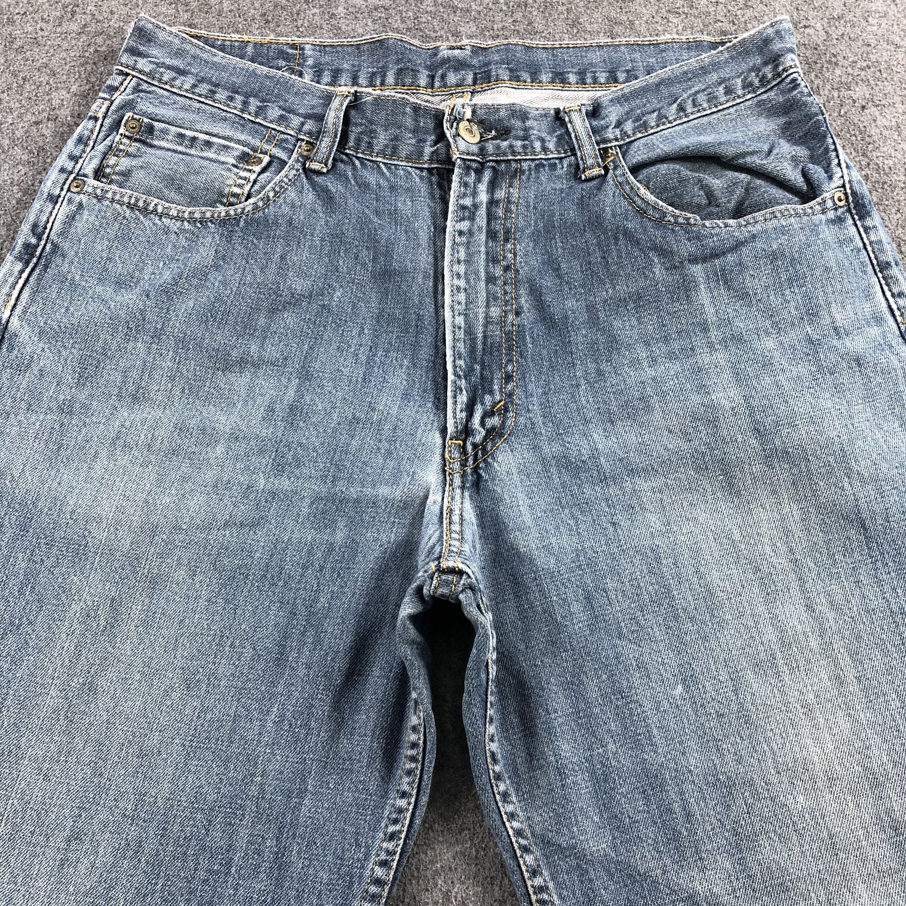 Levi's Vintage Blue Wash Levis 550 Jeans-J2088 Size US 35 - 3 Thumbnail