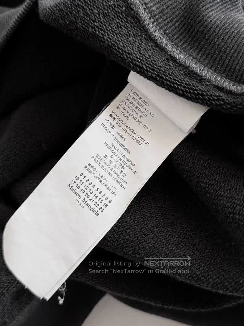 Maison Margiela Maison Margiela Inverted Logo Sweatshirt Size US S / EU 44-46 / 1 - 8 Thumbnail
