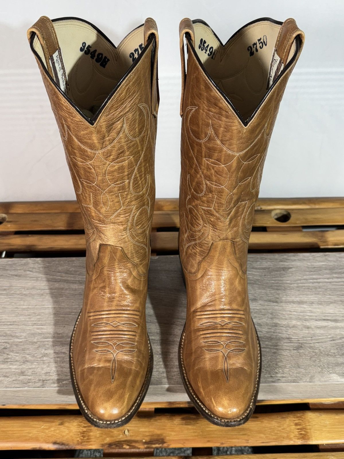 Rios of Mercedes Rios of Mercedes Men’s Royal Calfskin Cowboy Boots Size 7.5B Size US 7.5 / EU 40-41 - 3 Thumbnail