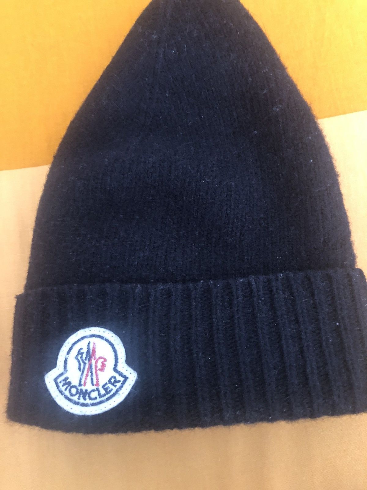 image of Moncler Berretto Beanie in Black, Men's