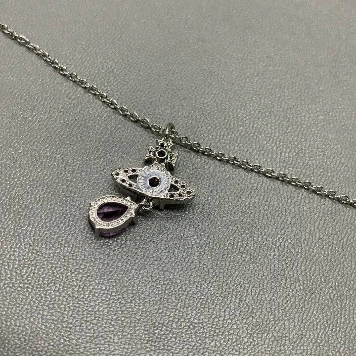 Vivienne Westwood Vivienne Westwood Ismene Drop Pendant Necklace -2507 Size ONE SIZE - 4 Thumbnail