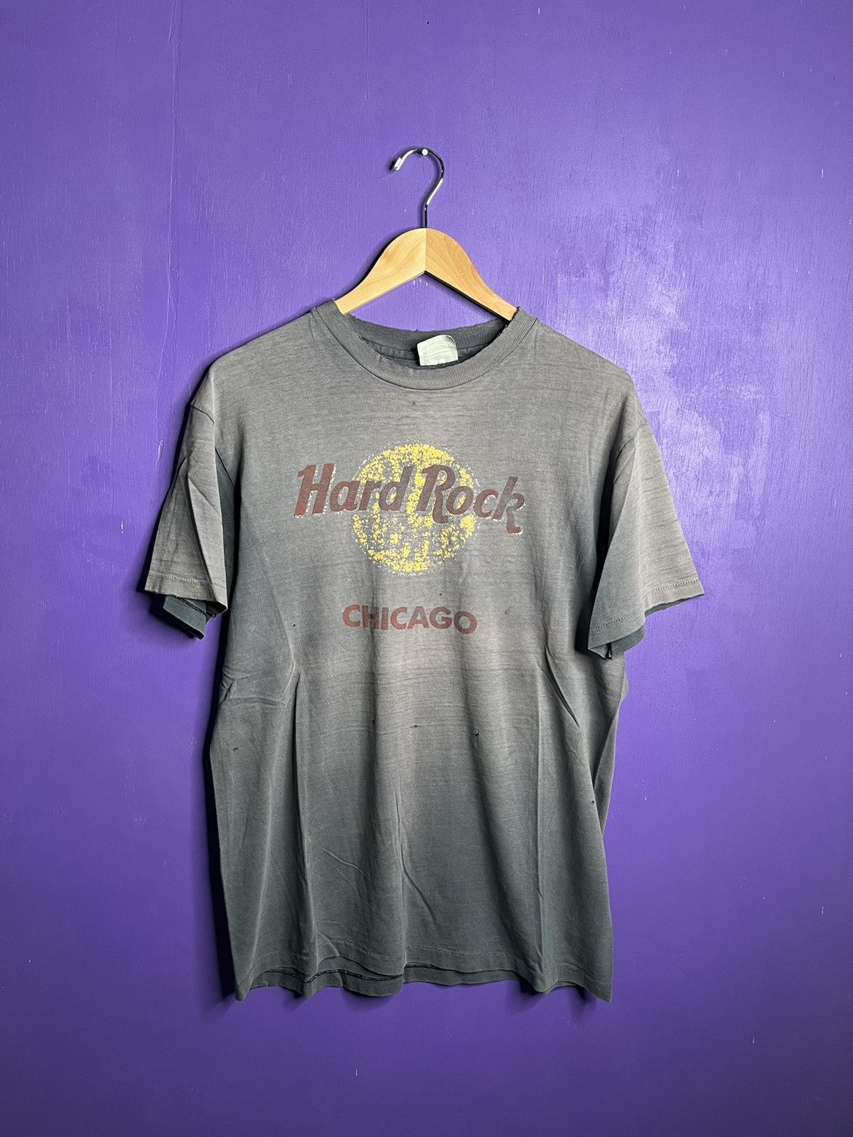 Hard Rock Cafe × Vintage Vintage 90s Hard Rock Cafe Chicago t-shirt Size US L / EU 52-54 / 3 - 1 Thumbnail
