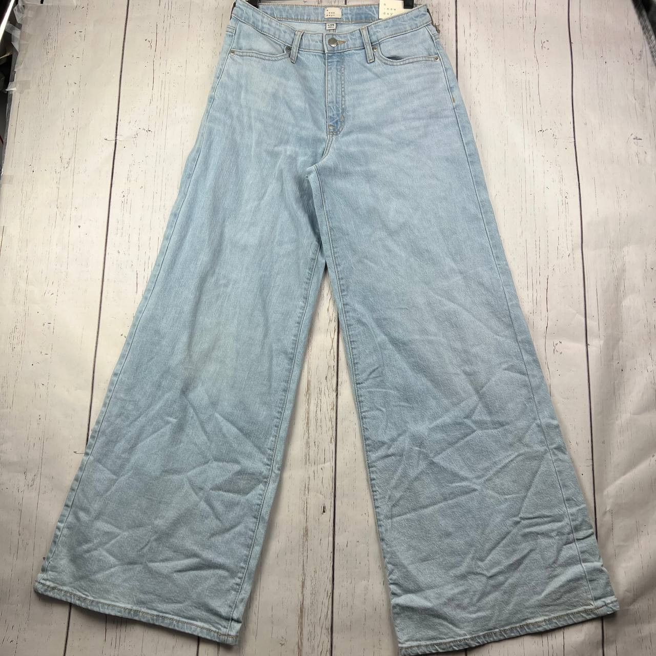 Other A Day New 27x31 High Rise Relaxed Hip & Thigh Wide Leg Denim Size 27" / US 4 / IT 40 - 1 Thumbnail