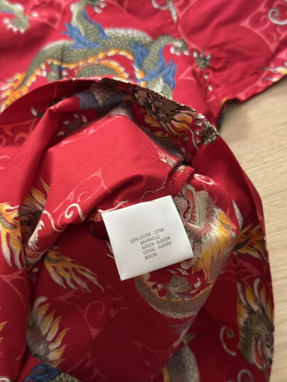 Vintage Vintage 00’s Clockhouse y2k Dragon Japanese Over Print Shirt Size US M / EU 48-50 / 2 - 6 Thumbnail