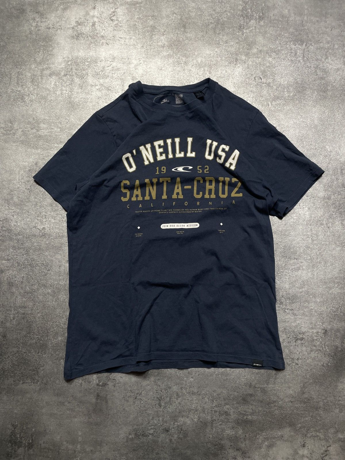 O'Neill × Vintage 🔥Offers🔥O’Neill USA T-Shirt Spellout Santa-Cruz California Size US M / EU 48-50 / 2 - 1 Thumbnail