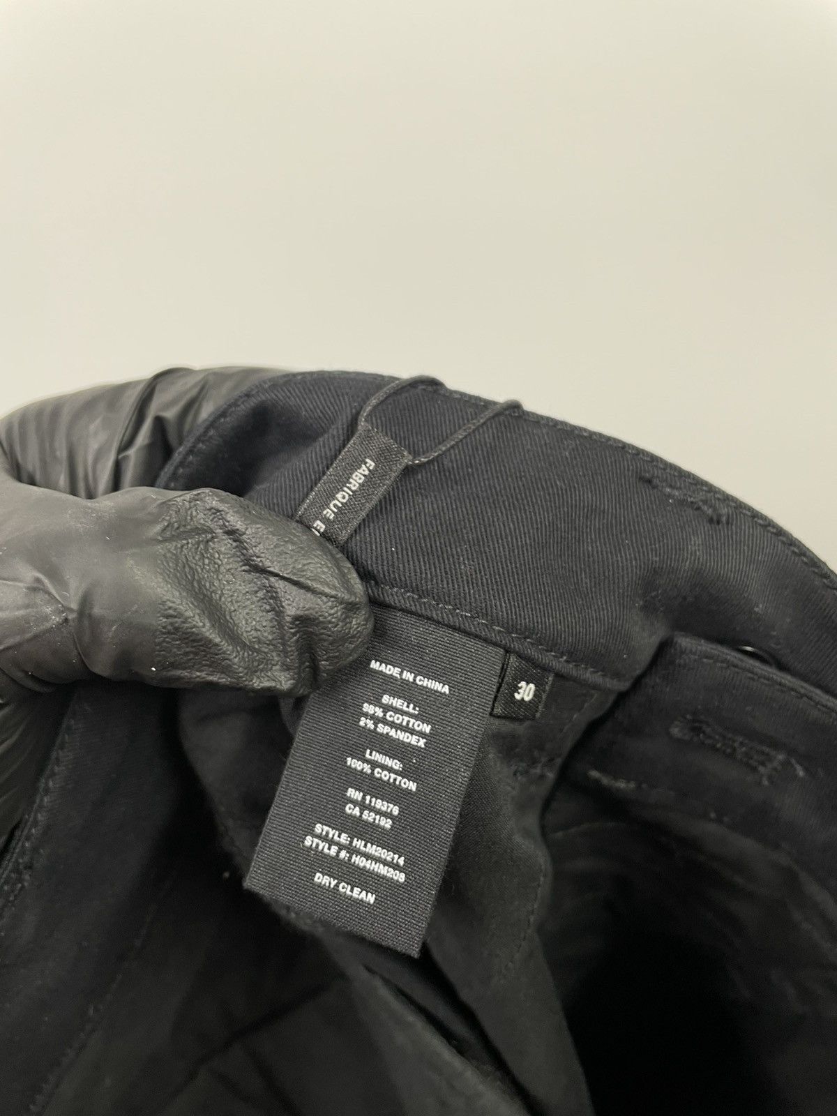 Helmut Lang Helmut Lang Lafer Twill Crop Black Cargo Pants 30 Size US 30 / EU 46 - 3 Thumbnail