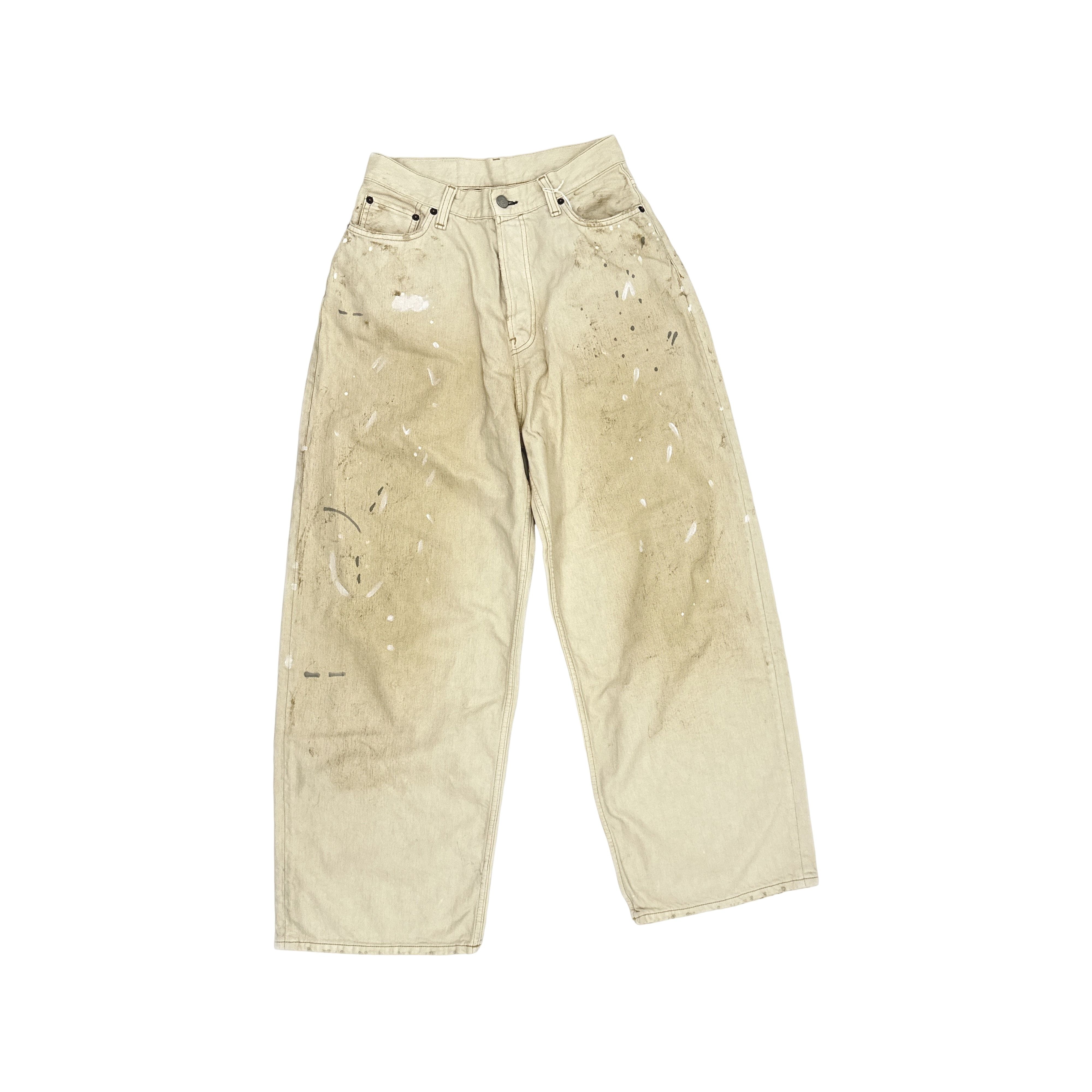 Acne Studios Acne Studios 2023 Distressed White Jeans XS Size US 28 / EU 44 - 1 Thumbnail