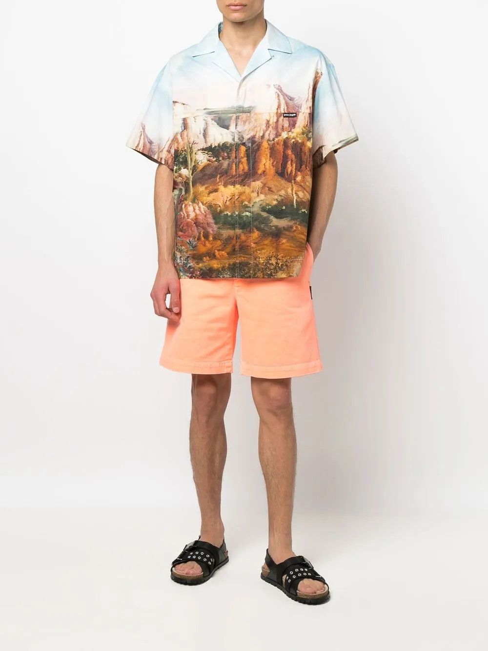 Palm Angels o1y0325 Denim Short in Orange Size US 30 / EU 46 - 5 Thumbnail