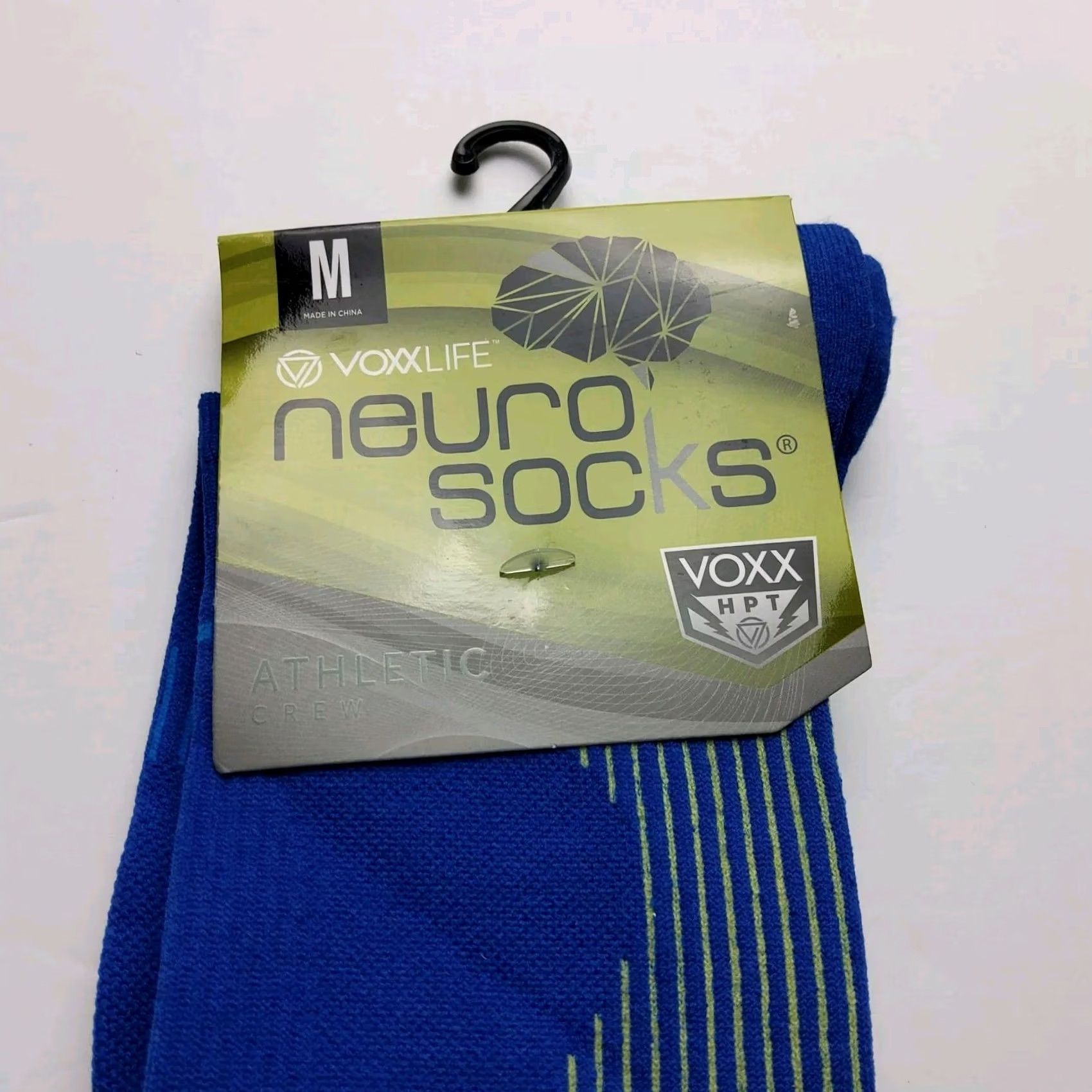 Alife Voxx Life Stasis Neuro Socks Athletic Crew Blue Size M W 7.5-11 M 6-9 Mens Size ONE SIZE - 2 Thumbnail