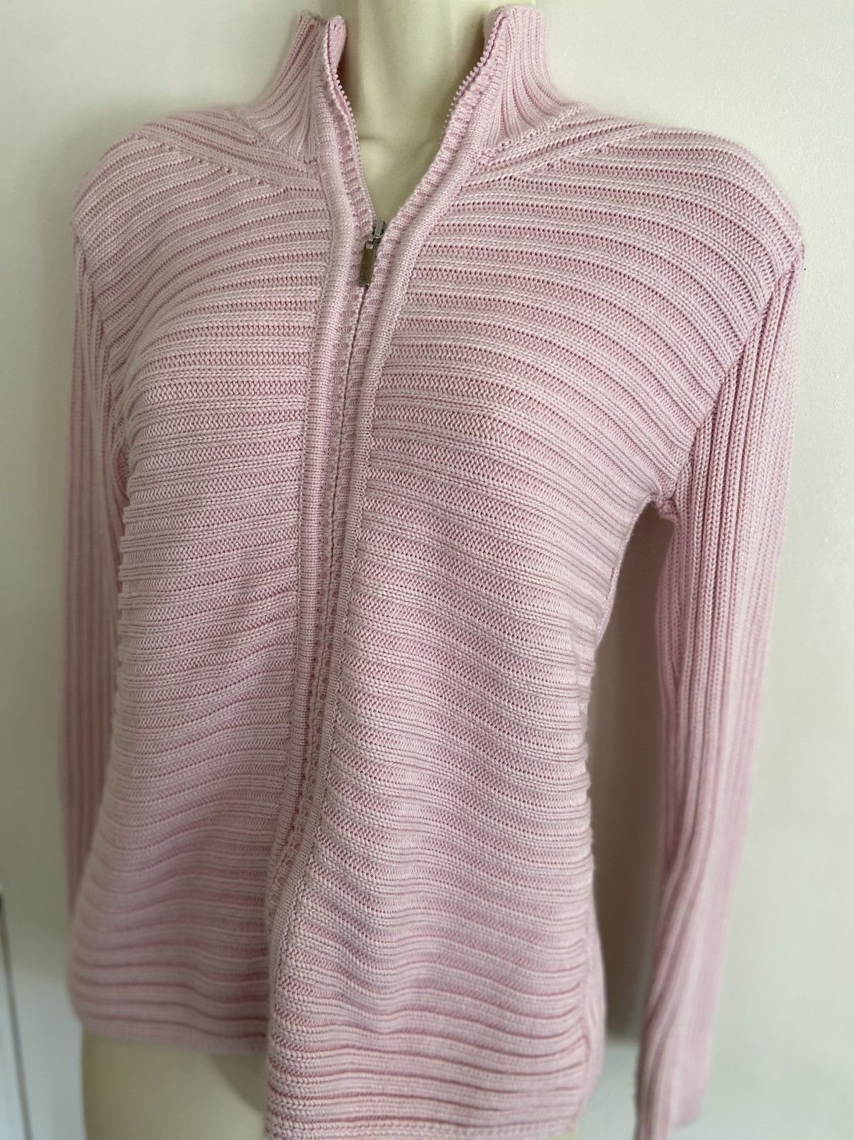 Designer × Vintage Vintage Deadstock Olsen Ribbed Cardigan size 10UK Size M / US 6-8 / IT 42-44 - 7 Thumbnail