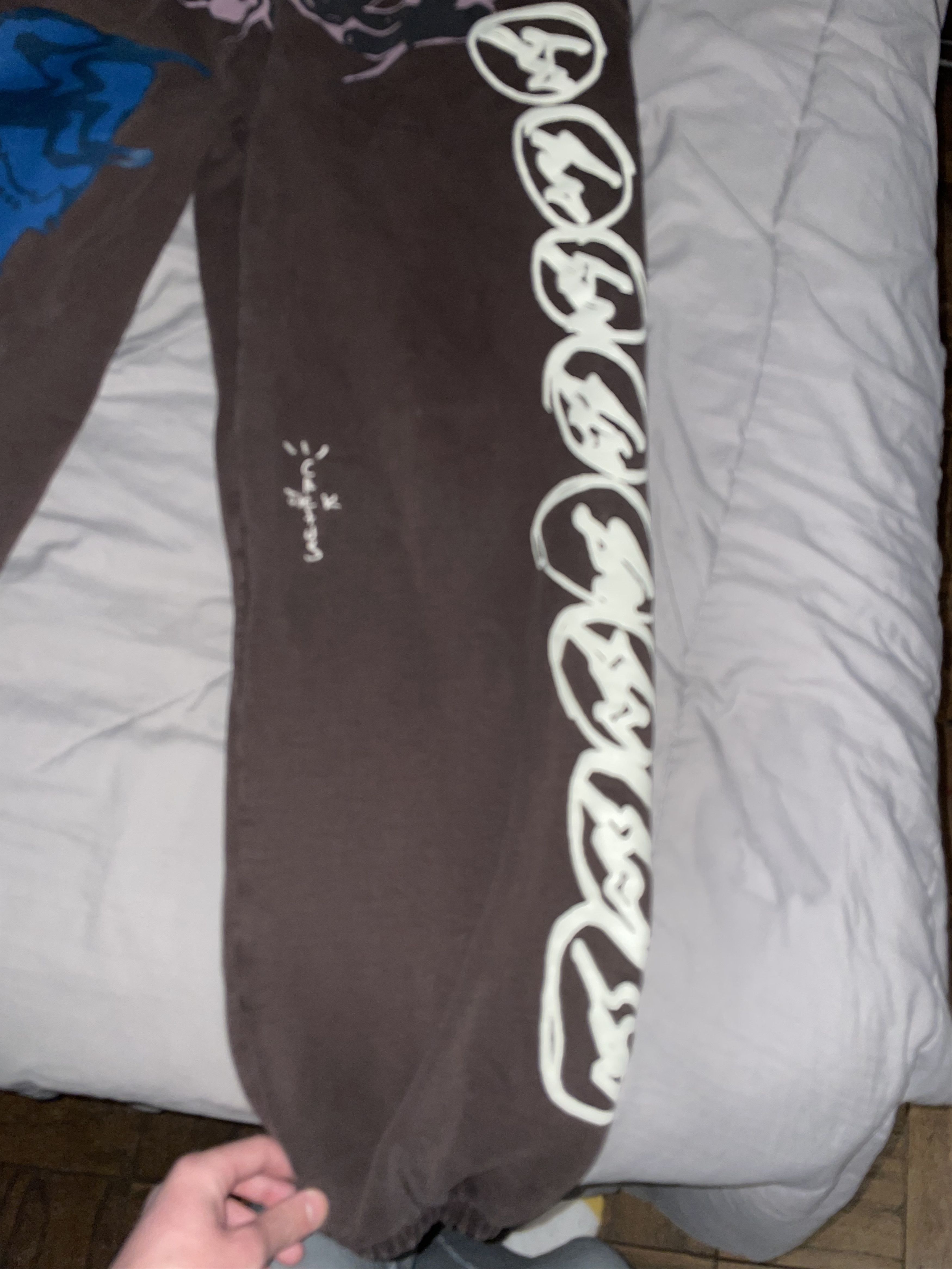 Travis Scott Cactus Jack for Fragment Sunrise Sweats Brown Pants Size US 32 / EU 48 - 3 Thumbnail